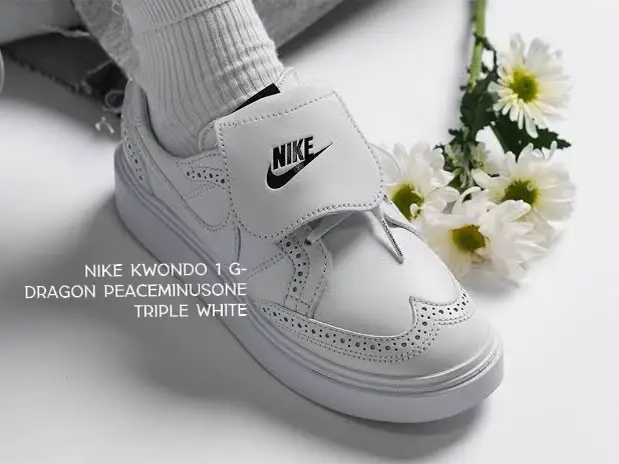 Nike Kwondo 1 G-Dragon Peaceminusone Triple White | Gallery posted