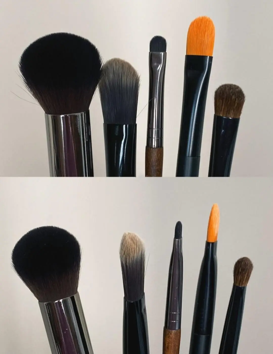 19 Piece Makeup Brush Set & Roll