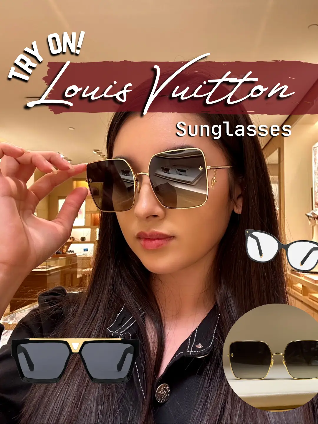 Louis Vuitton LV Charm Square Sunglasses