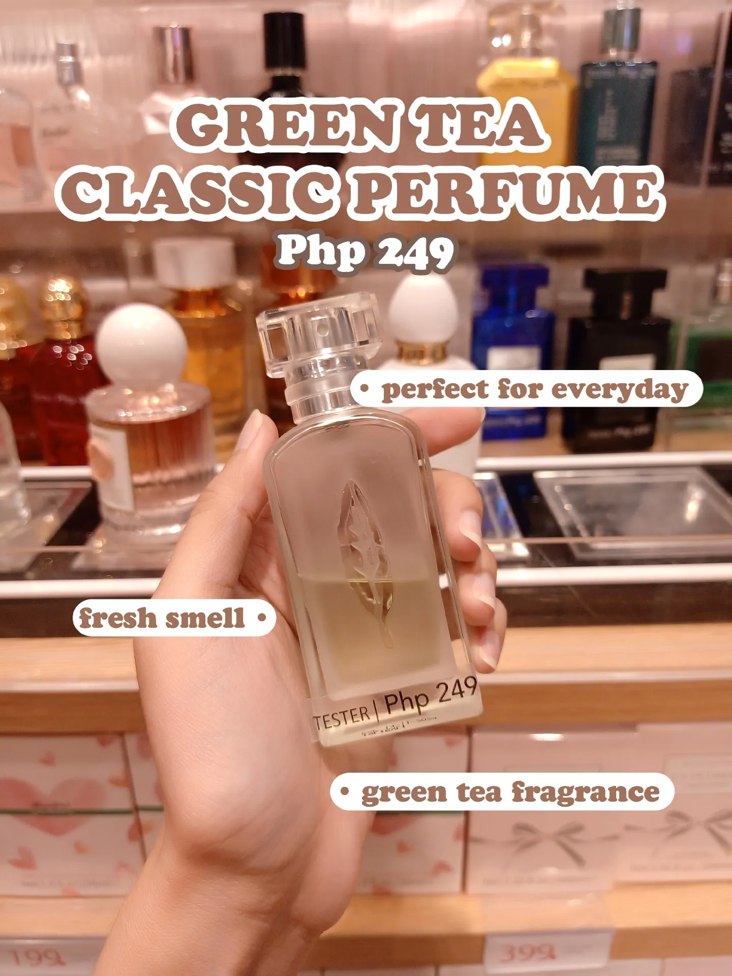 Parfum miniso green tea hot sale