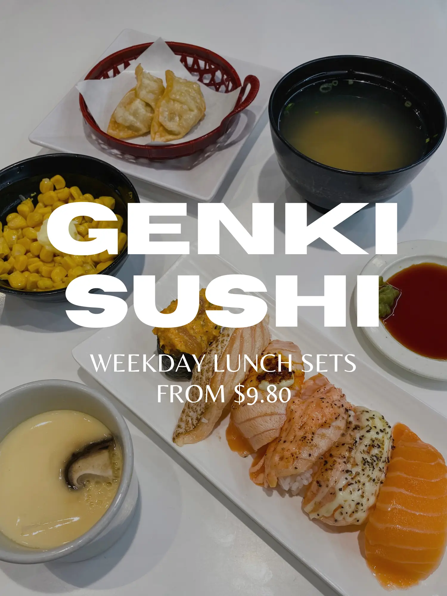 Genki Sushi Lunch Set – Genki Sushi Singapore