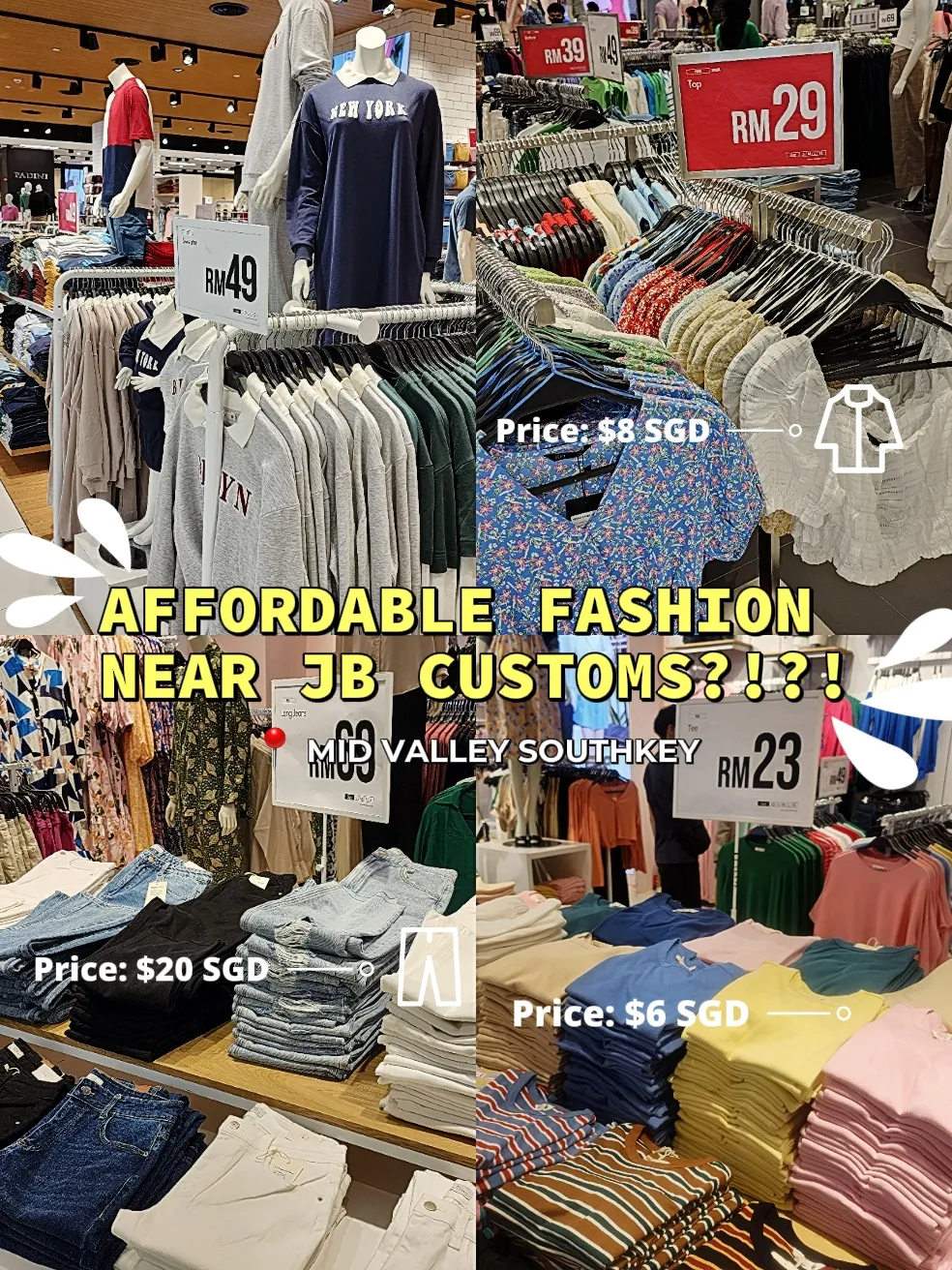 🛍 Affordable Clothes Near JB Customs?!?! 🇲🇾👕, Gallery posted by xinhui  📷