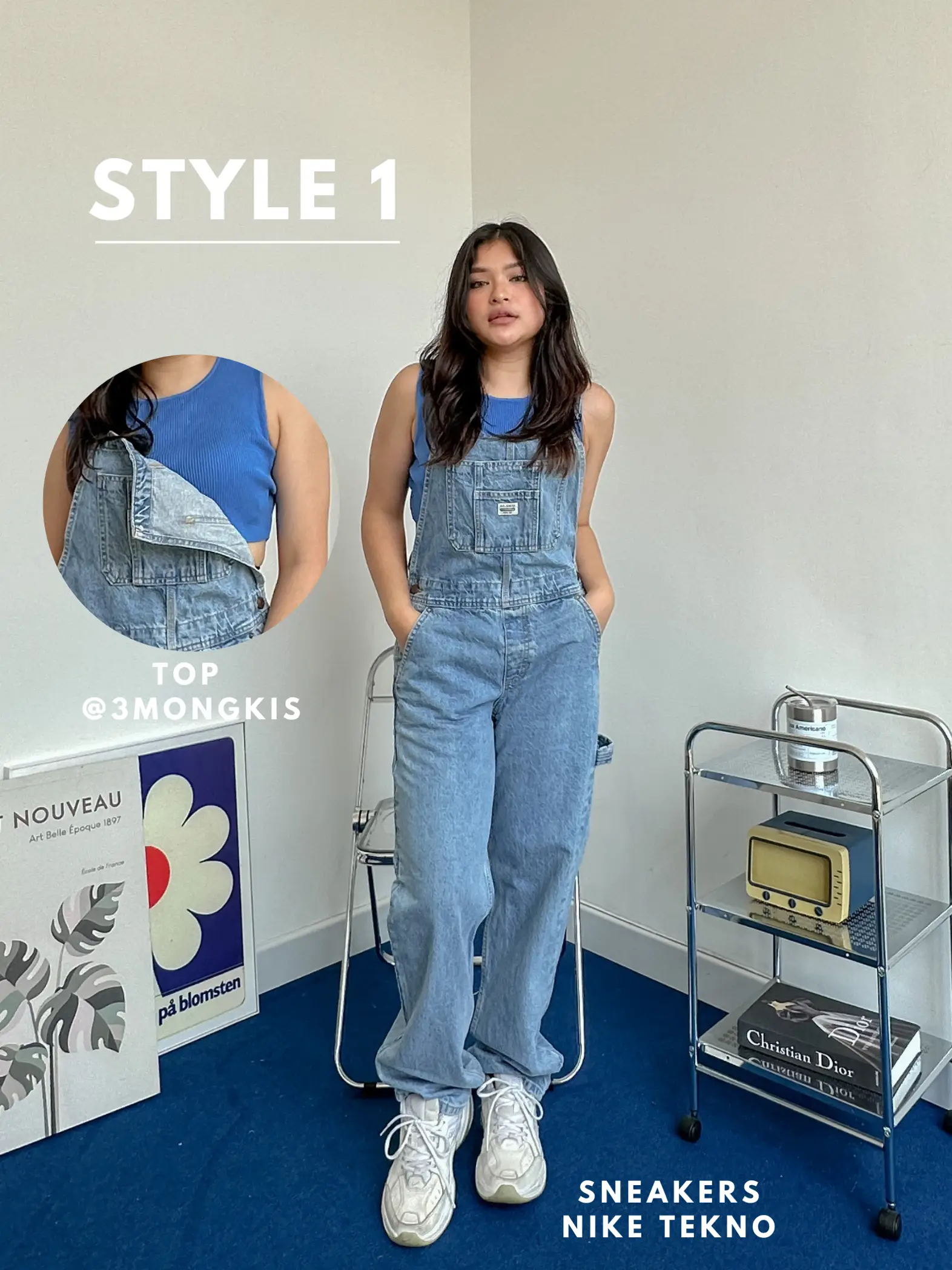 Baju jumpsuit jeans on sale