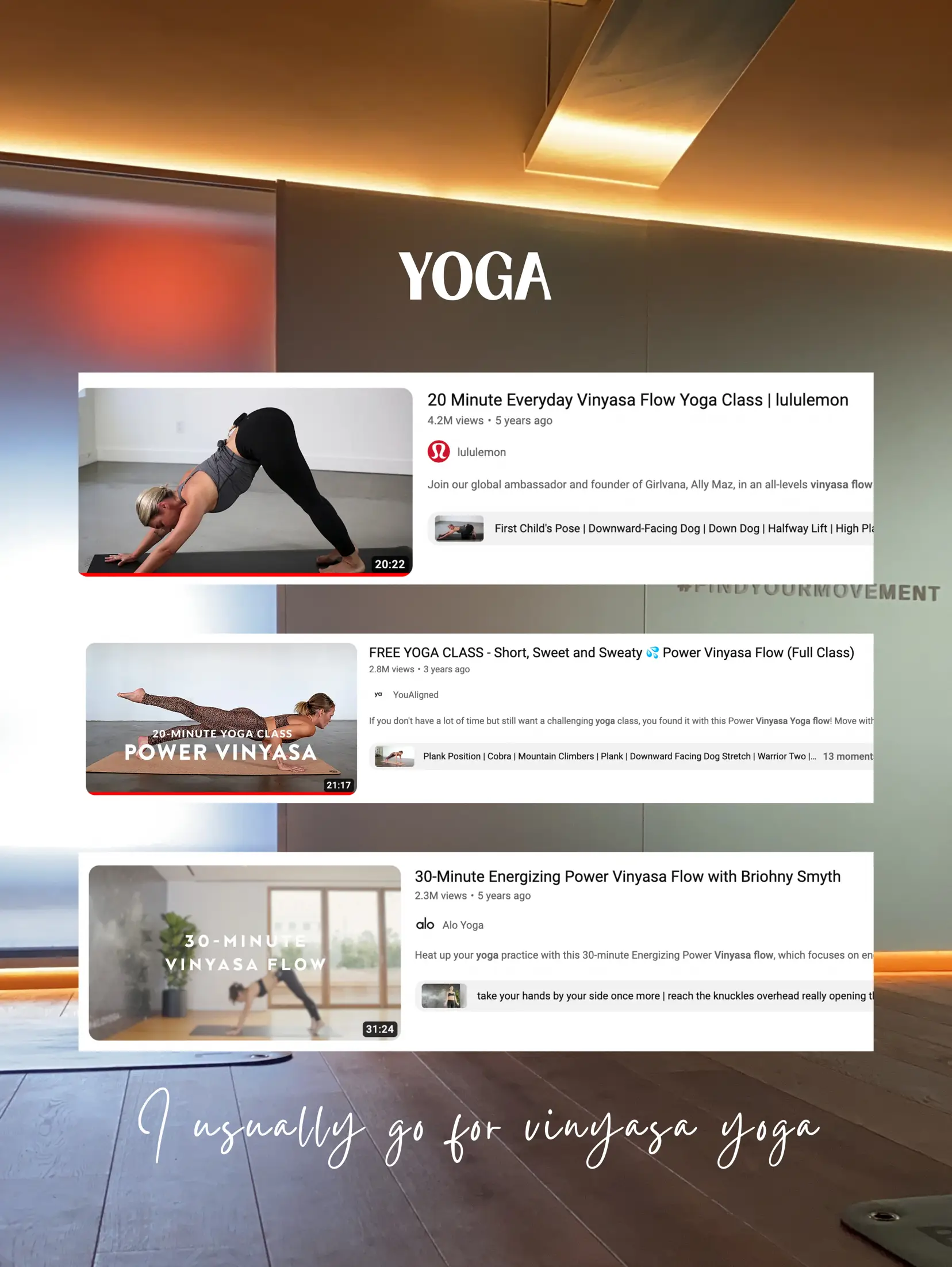 20 Minute Everyday Vinyasa Flow Yoga Class