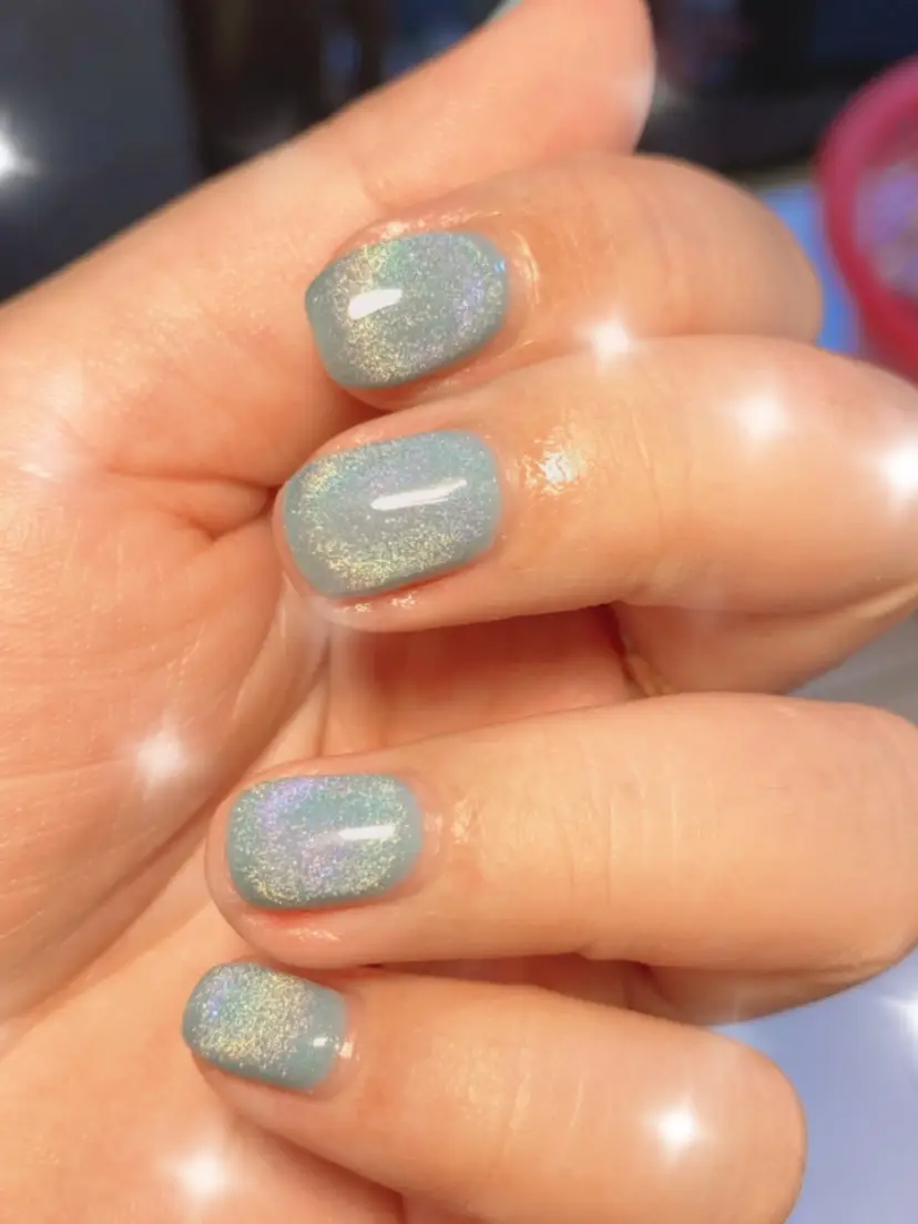 Hologram Chrome Pigment Set, solid pigment! (Holographic Nail