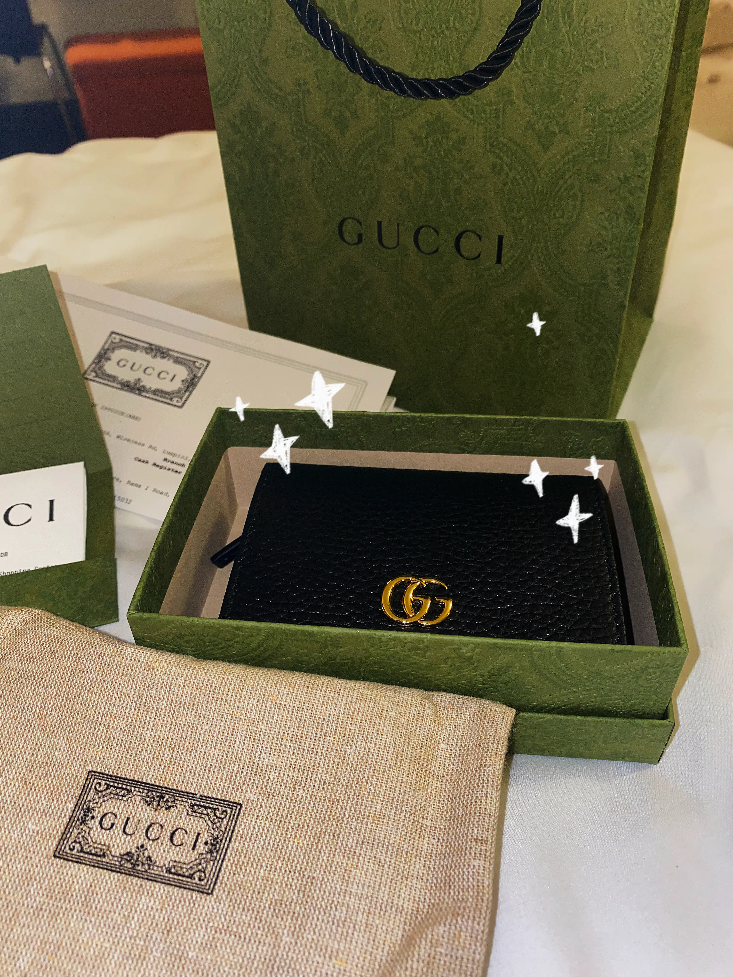 Gucci discount box wallet