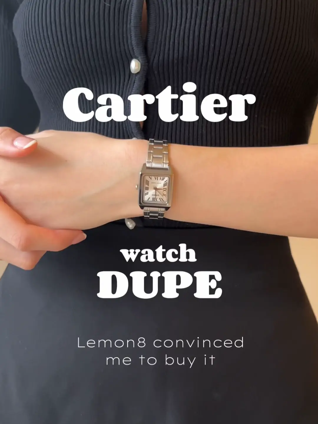 viral lemon8 cartier watch dupe review casio