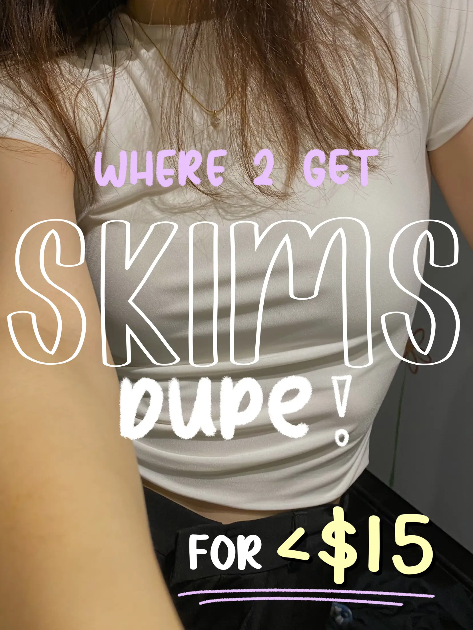 SKIMS DUPE✨ for LESS THAN $15 😱 intern MUST HAVES✓