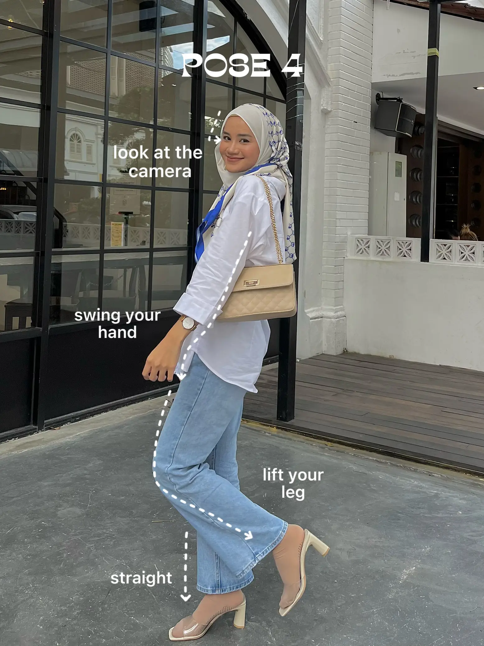 How To Pose | Full Outfit Posing Ideas | Gallery posted by Nurauni Atikah |  Lemon8