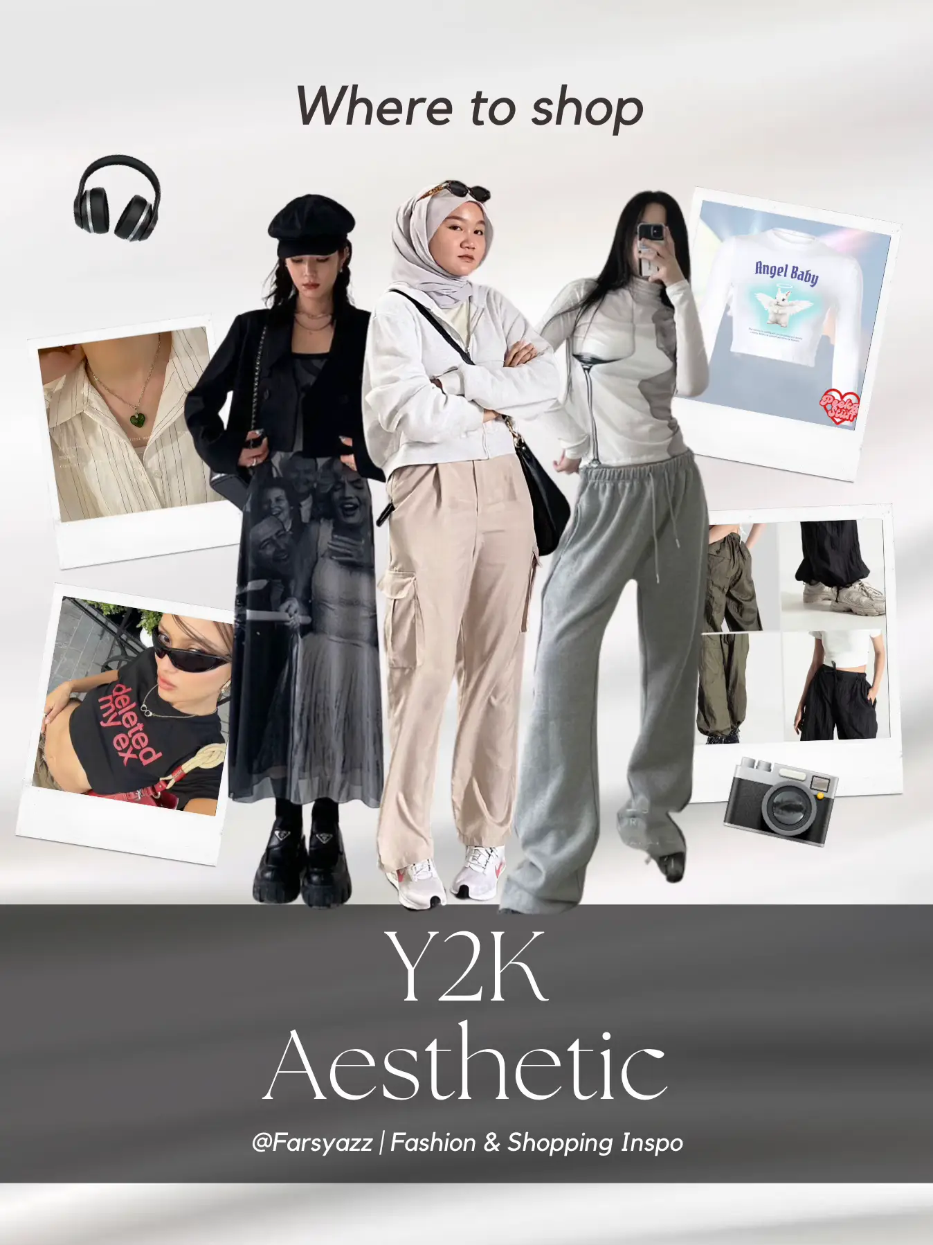 Where to shop: Y2K aesthetic🎧📸, Gallery posted by Farsya