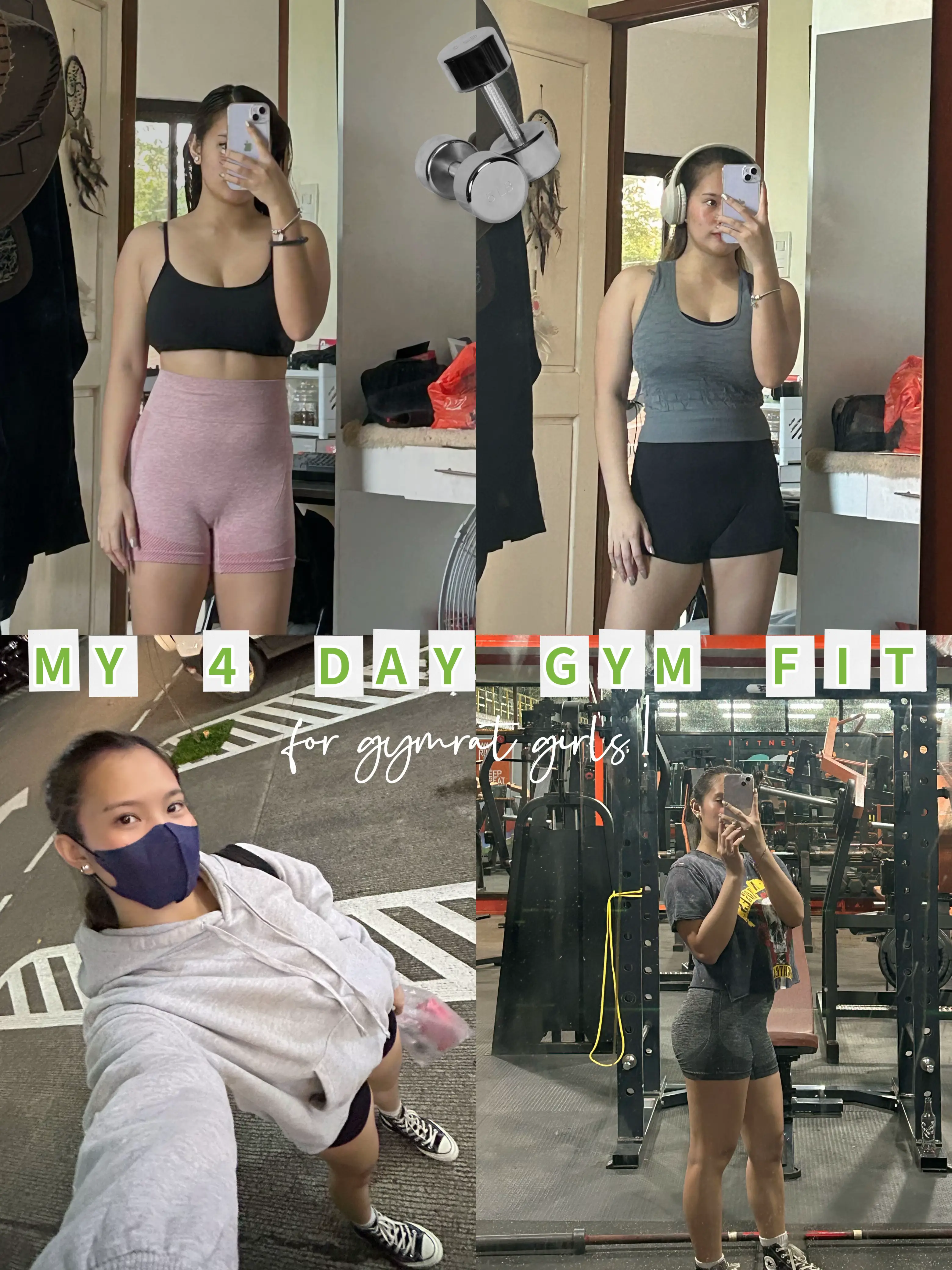 MY 4 DAY GYM FIT 🏋🏻, Gallery posted by Mhica Trilles 🦋