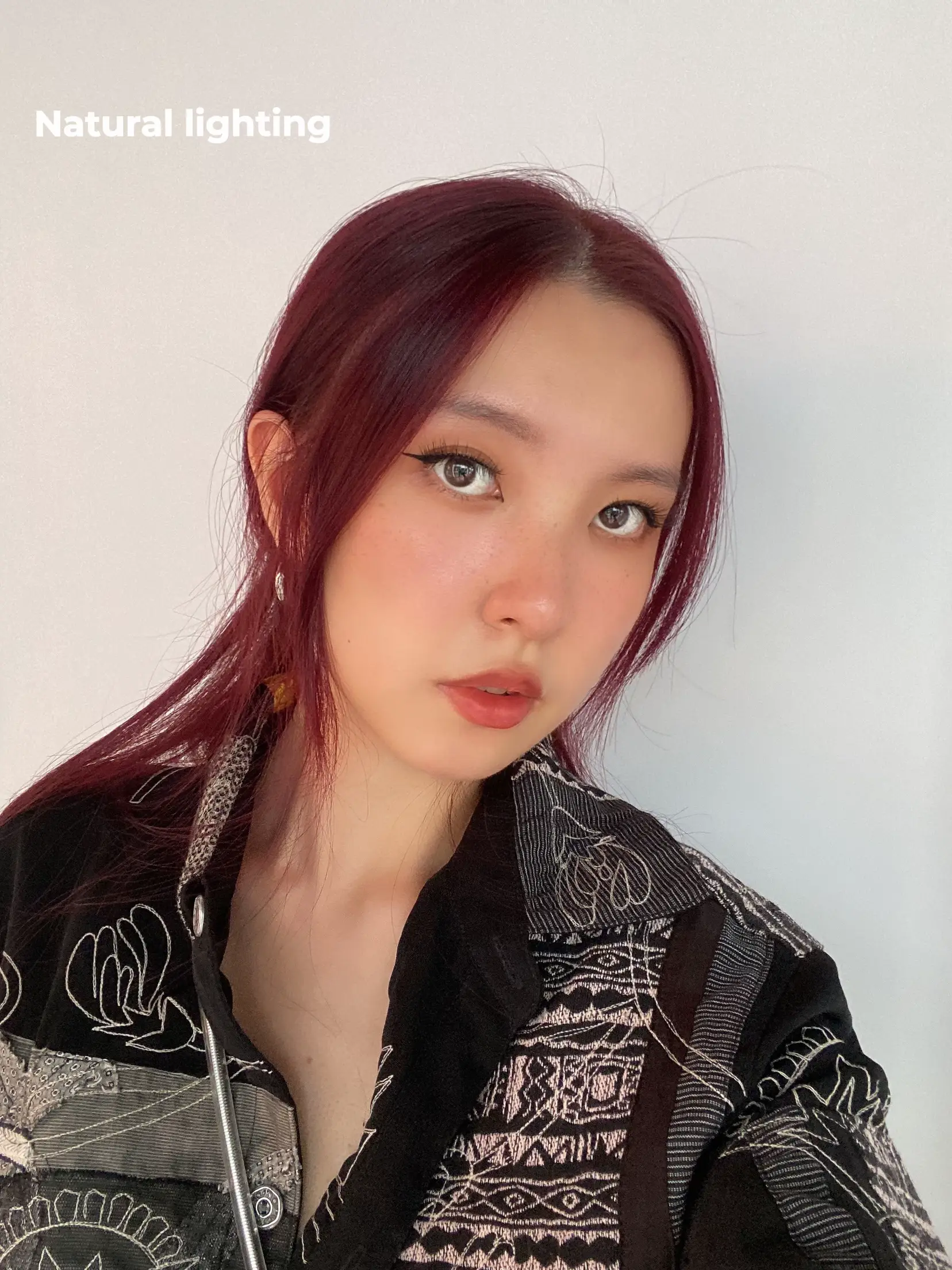 TIKTOK Dark cherry red HAIR DYE 💅🏼