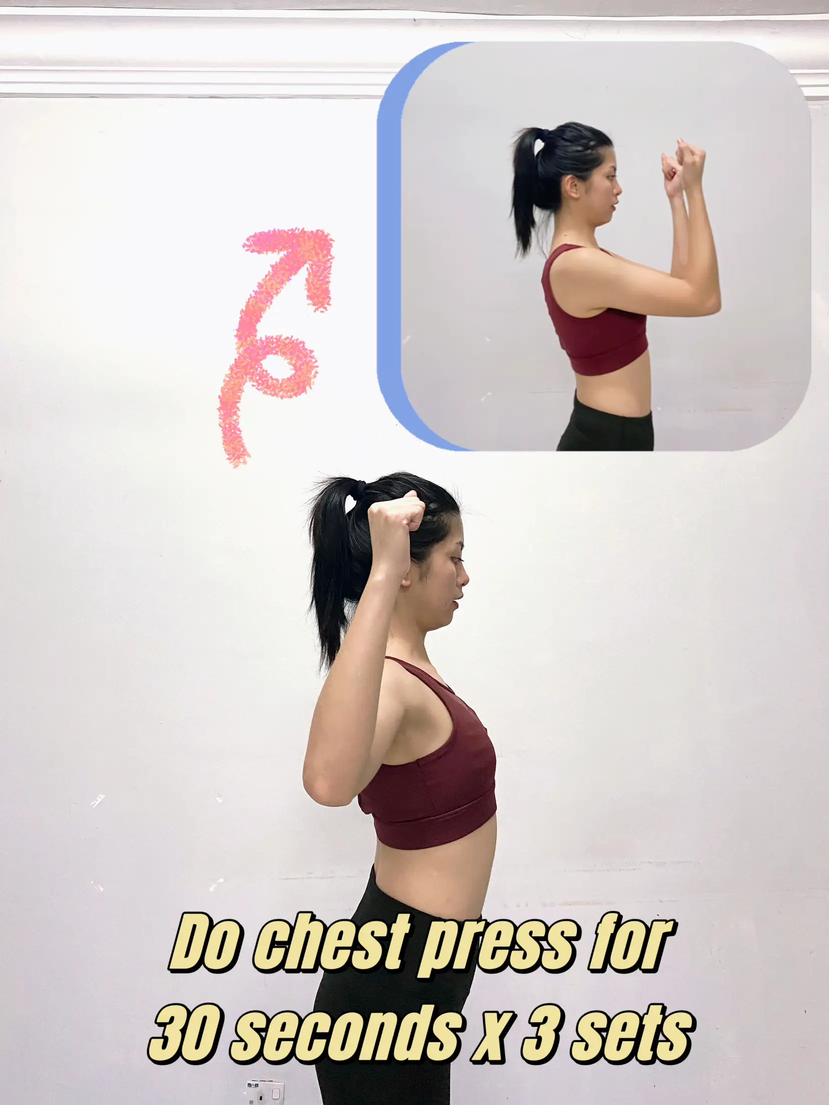 Get TONED ARMS & SEXY BACK 👯‍♀️in 4 Min at Home, No Equipment