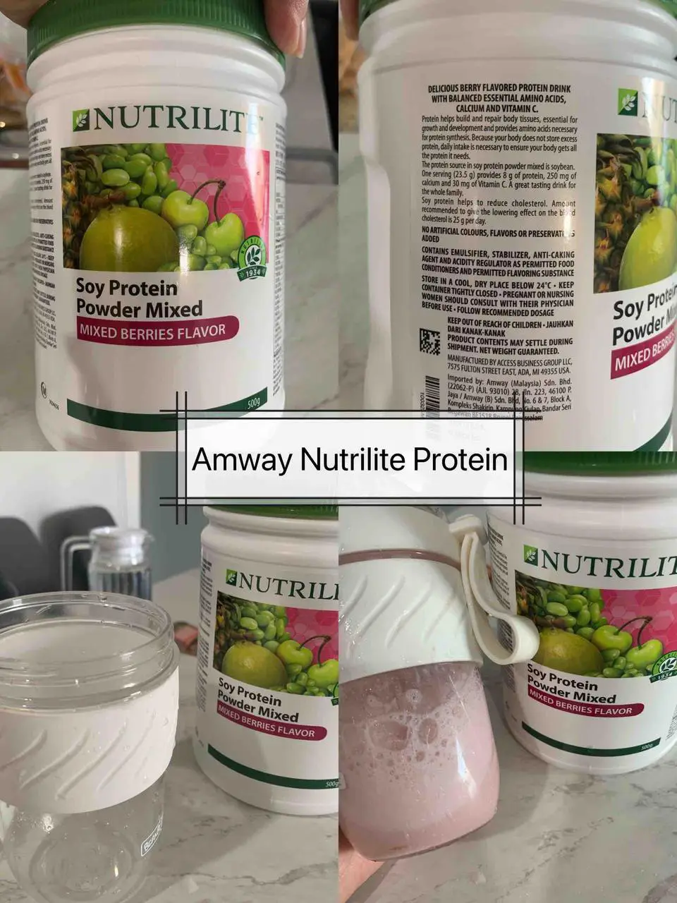 amway nutrilite protein powder