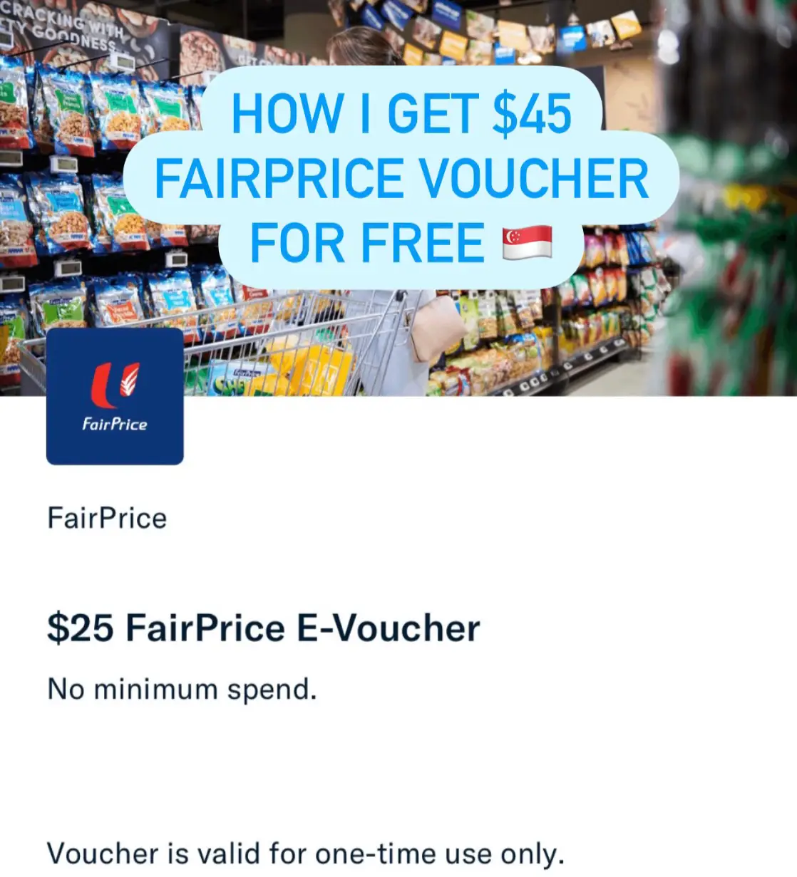 Fairprice promo code new user online