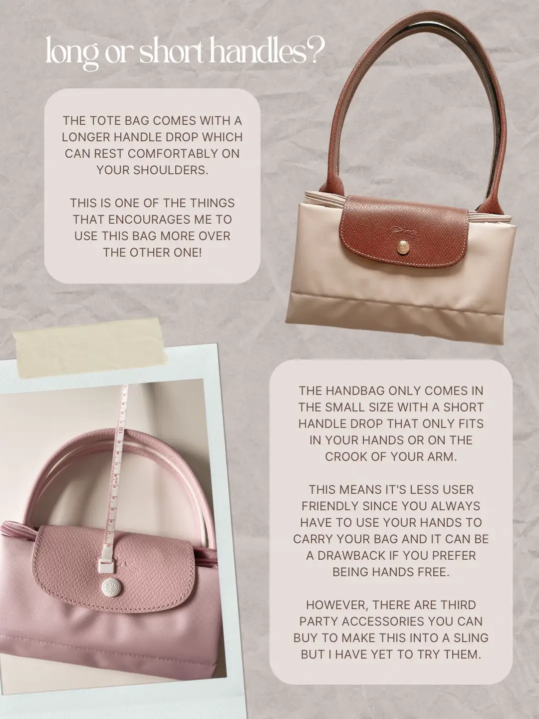 what you should know before getting a longchamp ☁️'s images(2)