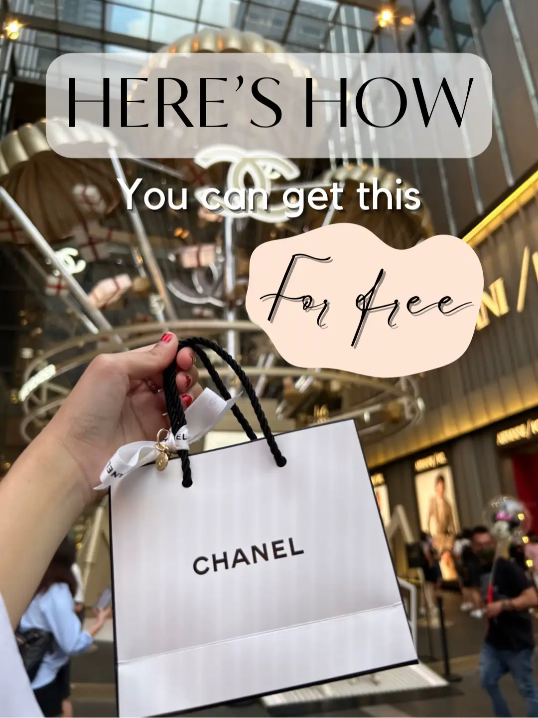 Chanel goodies, for free? Here's how!