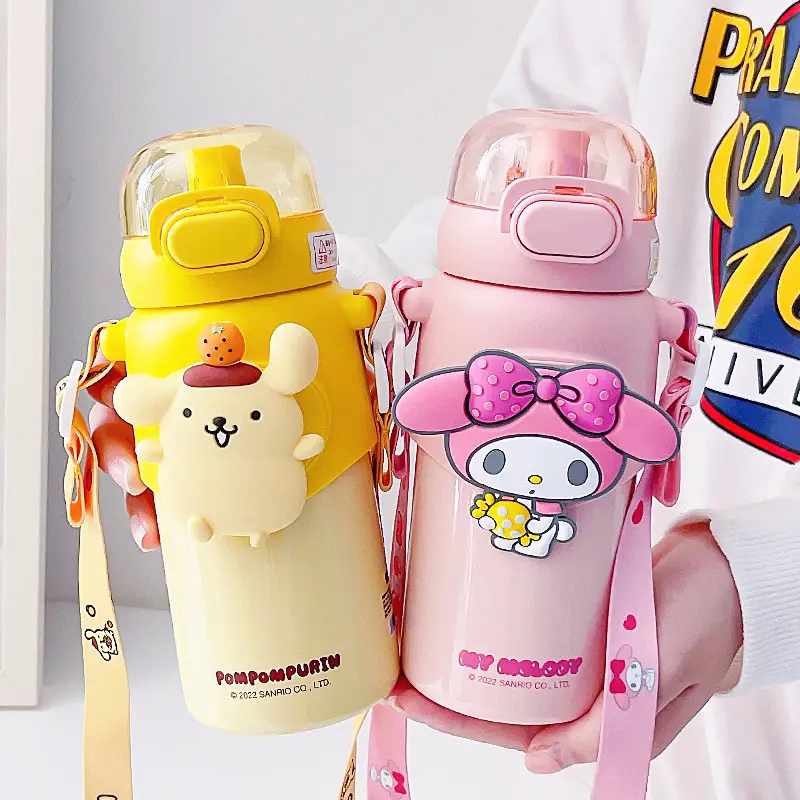 Hello Kitty Thermos Tumbler With Straw 460ml