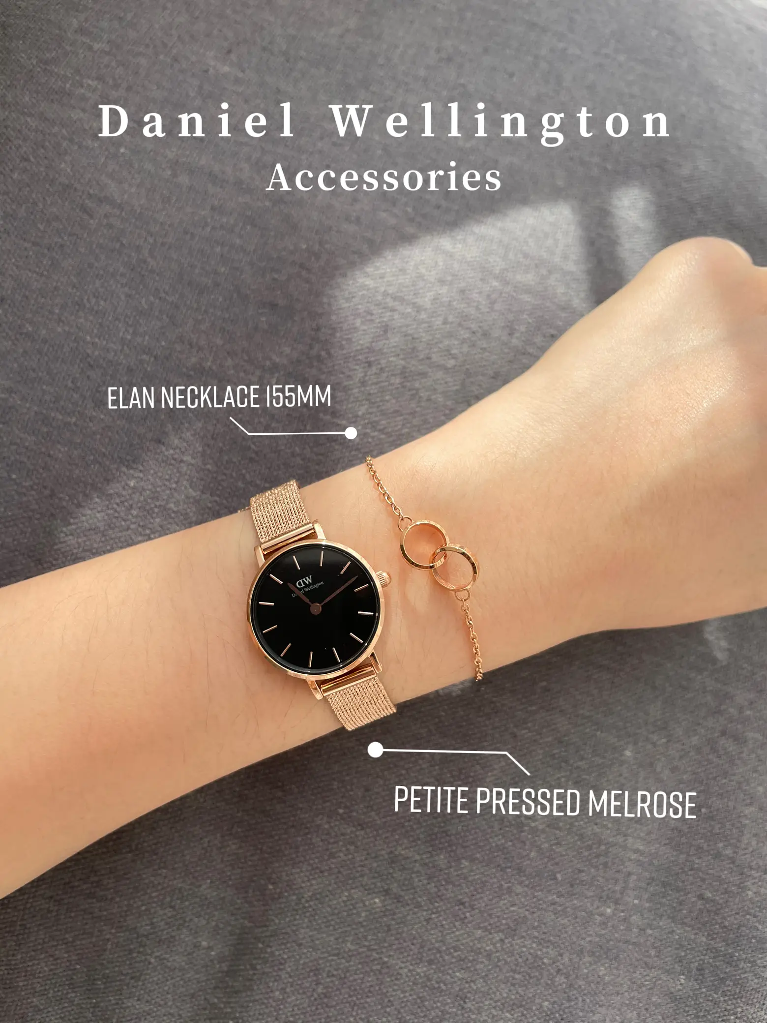 Daniel wellington hot sale pendant set