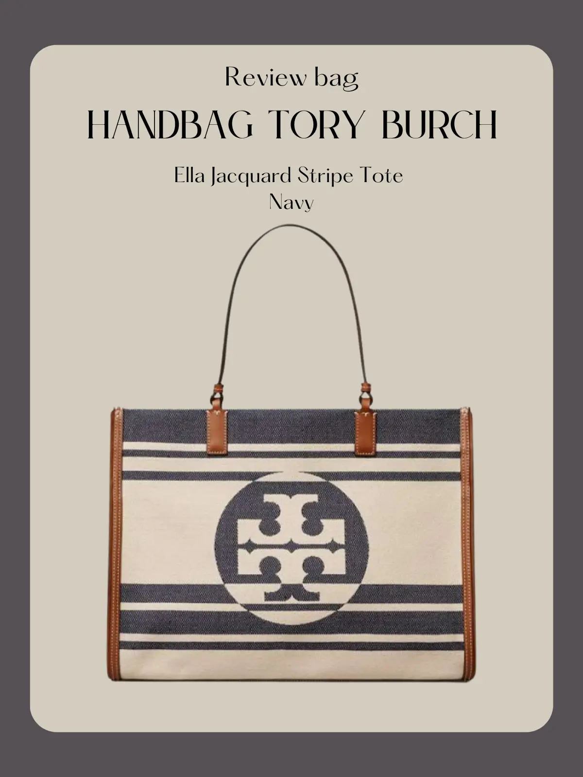 NEW Tory Burch Ella Bio Small Tote Bag Unboxing & Review 