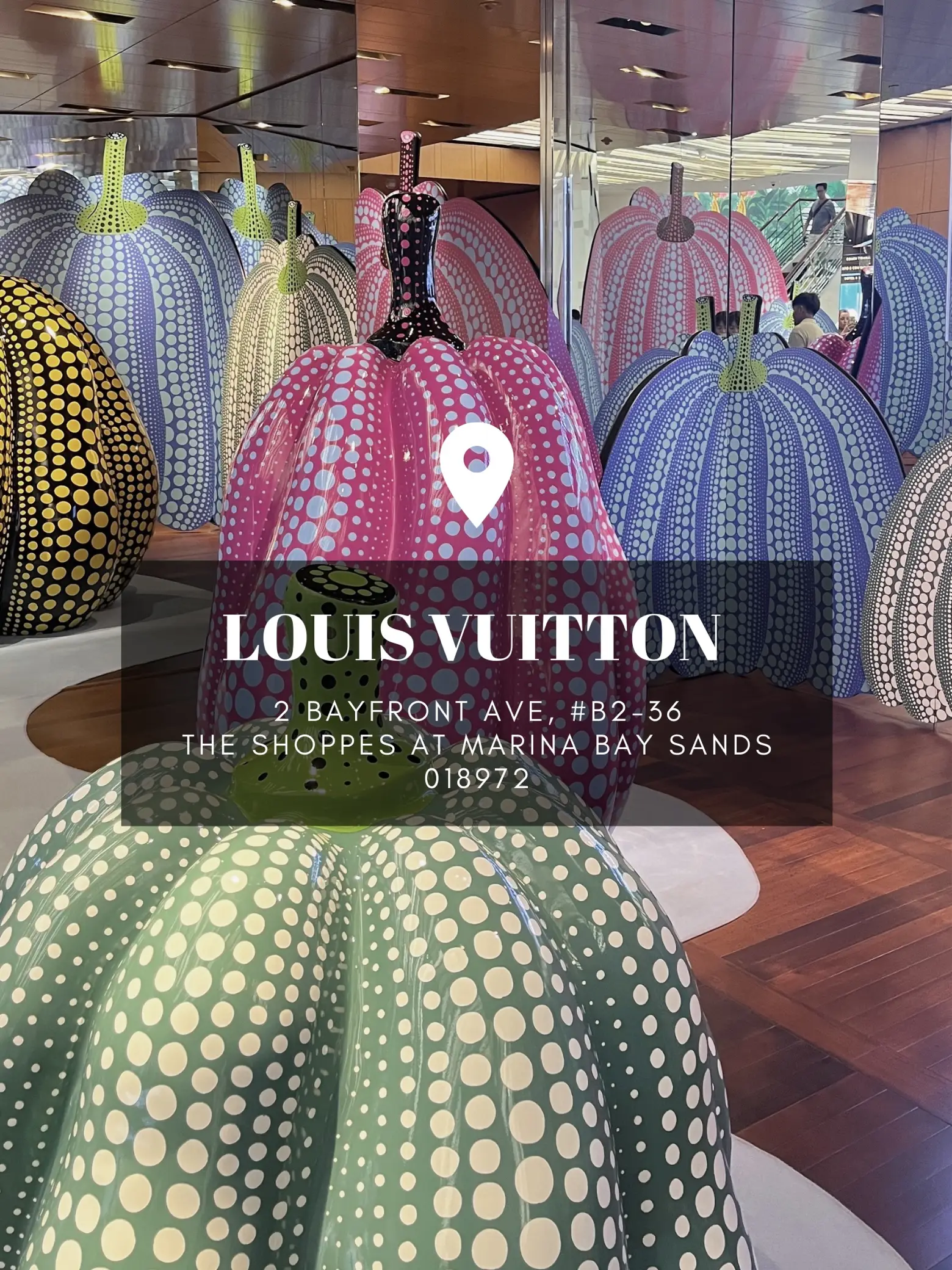 Louis Vuitton & Yayoi Kusama pop-up store to open in Singapore