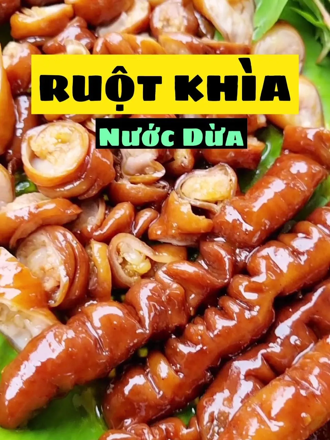 Thực đơn đề xuất cho bữa ăn cùng ruột non khìa nước dừa