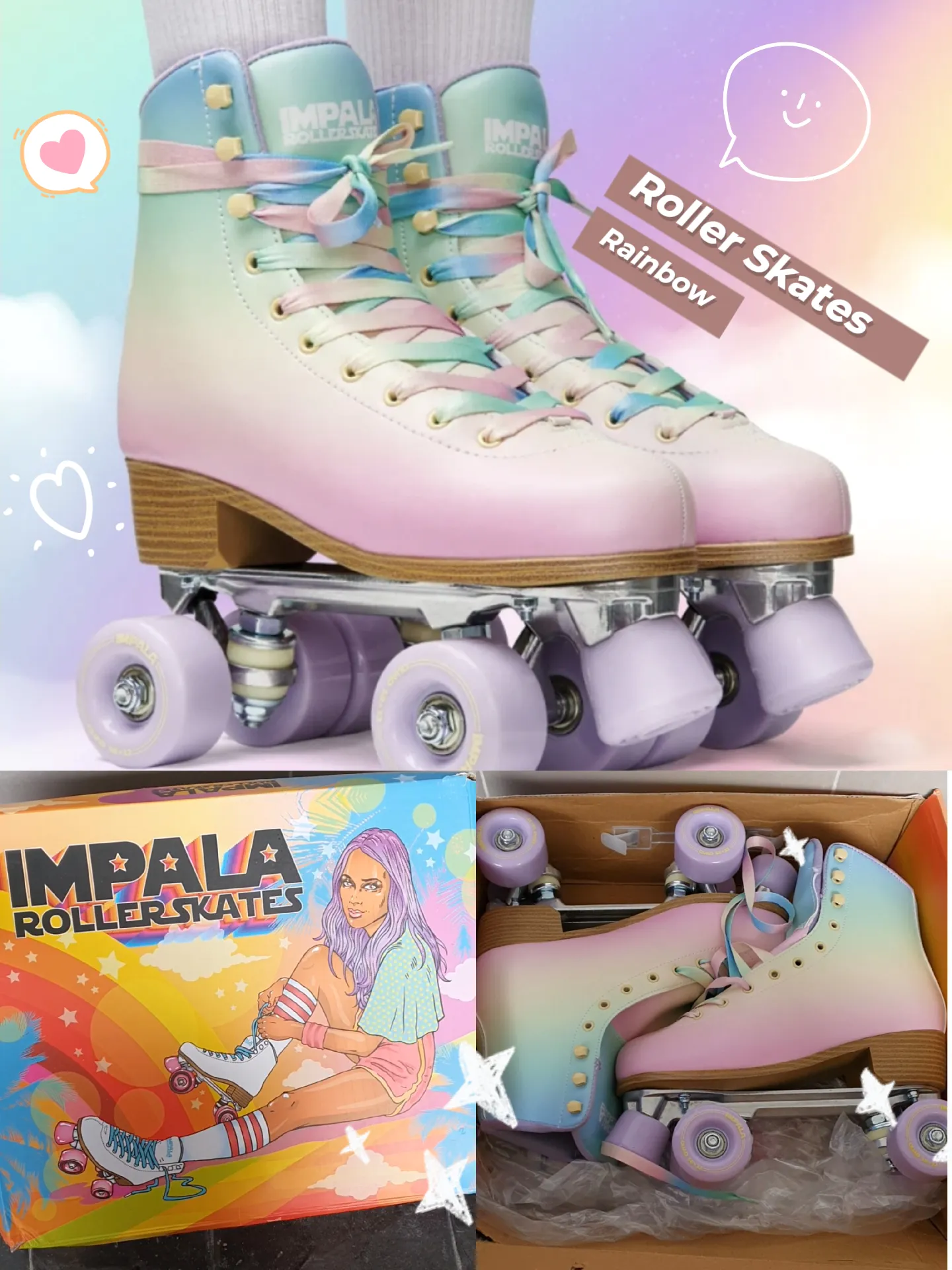 Impala Quad Skates - Pastel Fade 6