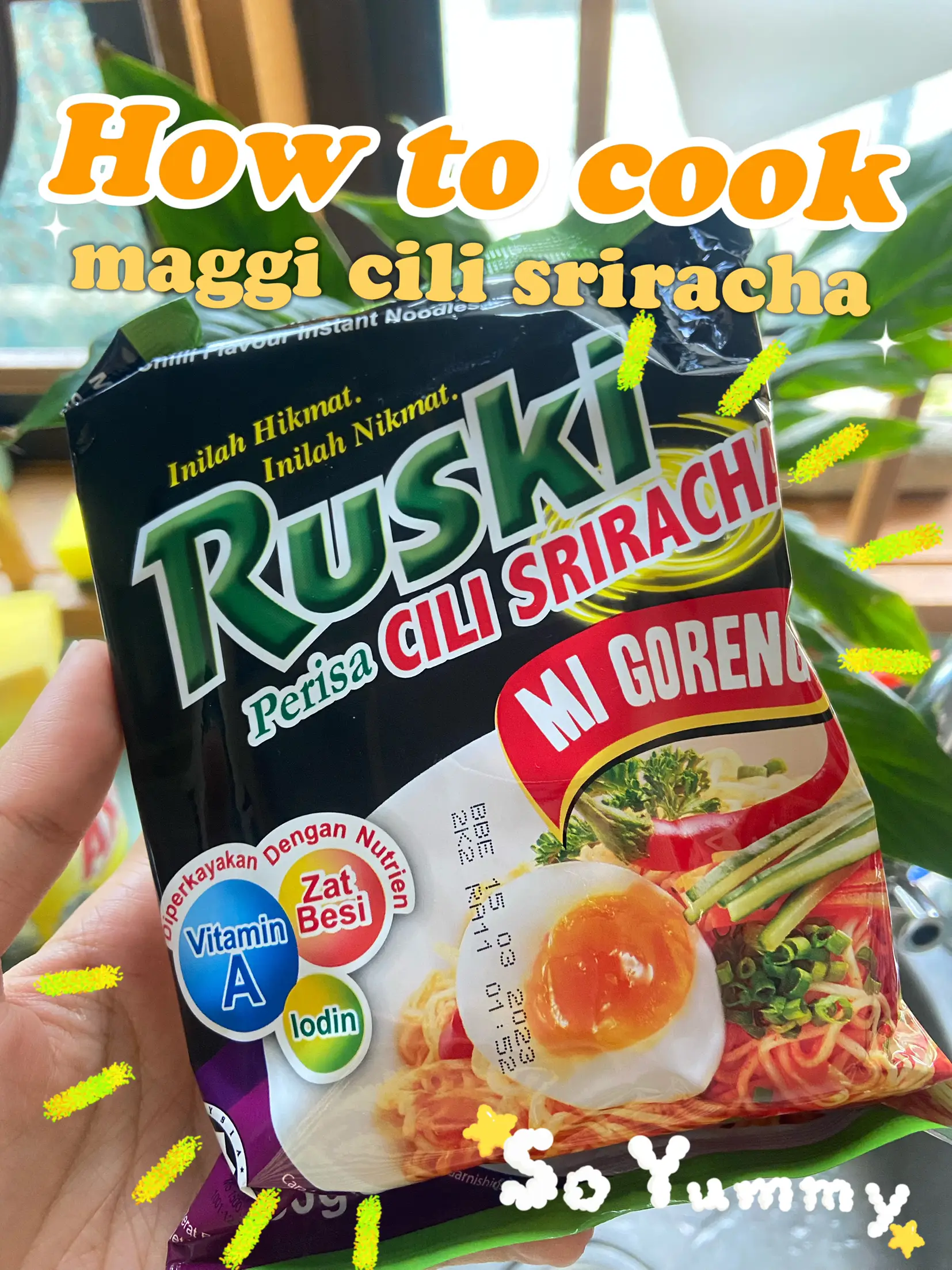 HOW TO COOK MAGGI CILI SRIRACHA☝🏻 | Gallery posted by ainashxhrx | Lemon8