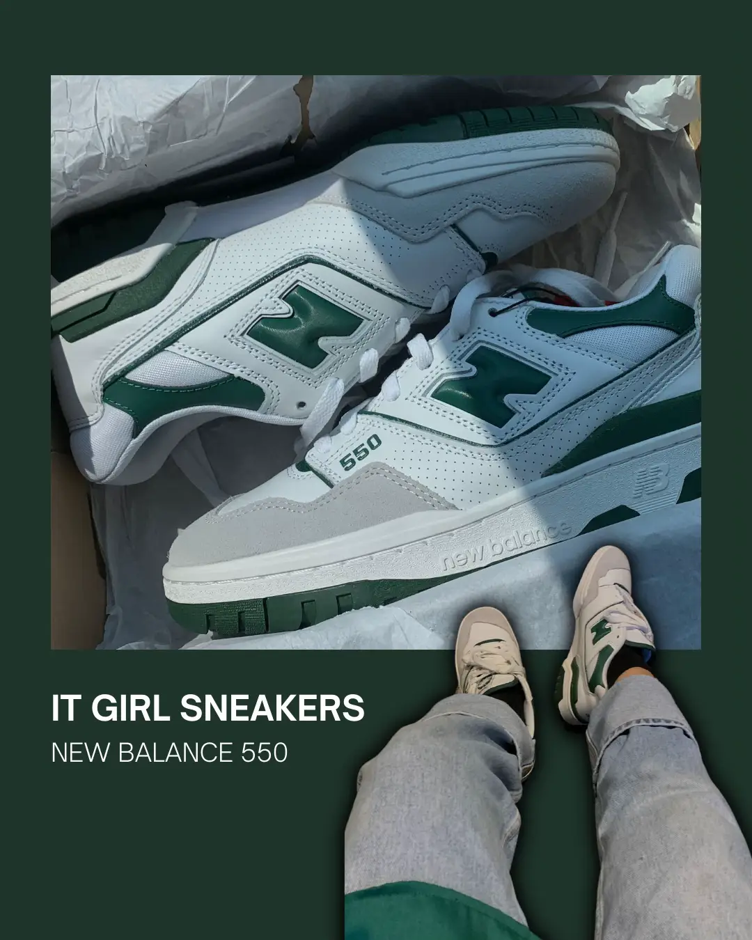 Review : IT Girl Sneakers (New Balance 550), Gallery posted by Maggy Gou