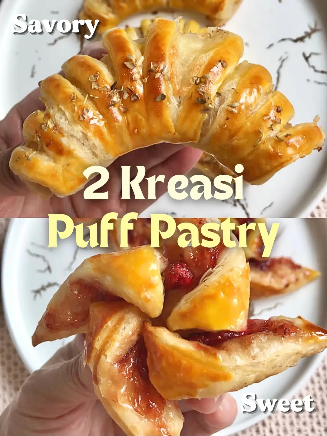 Jam Puffs - Puff Pastry Jam Puffs - Rasa Malaysia