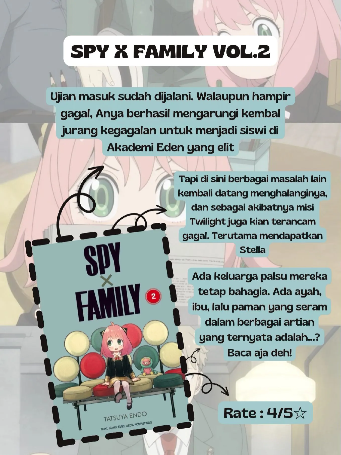 Spy X Family, Vol. 2  Tatsuya Endo – Brave + Kind Bookshop