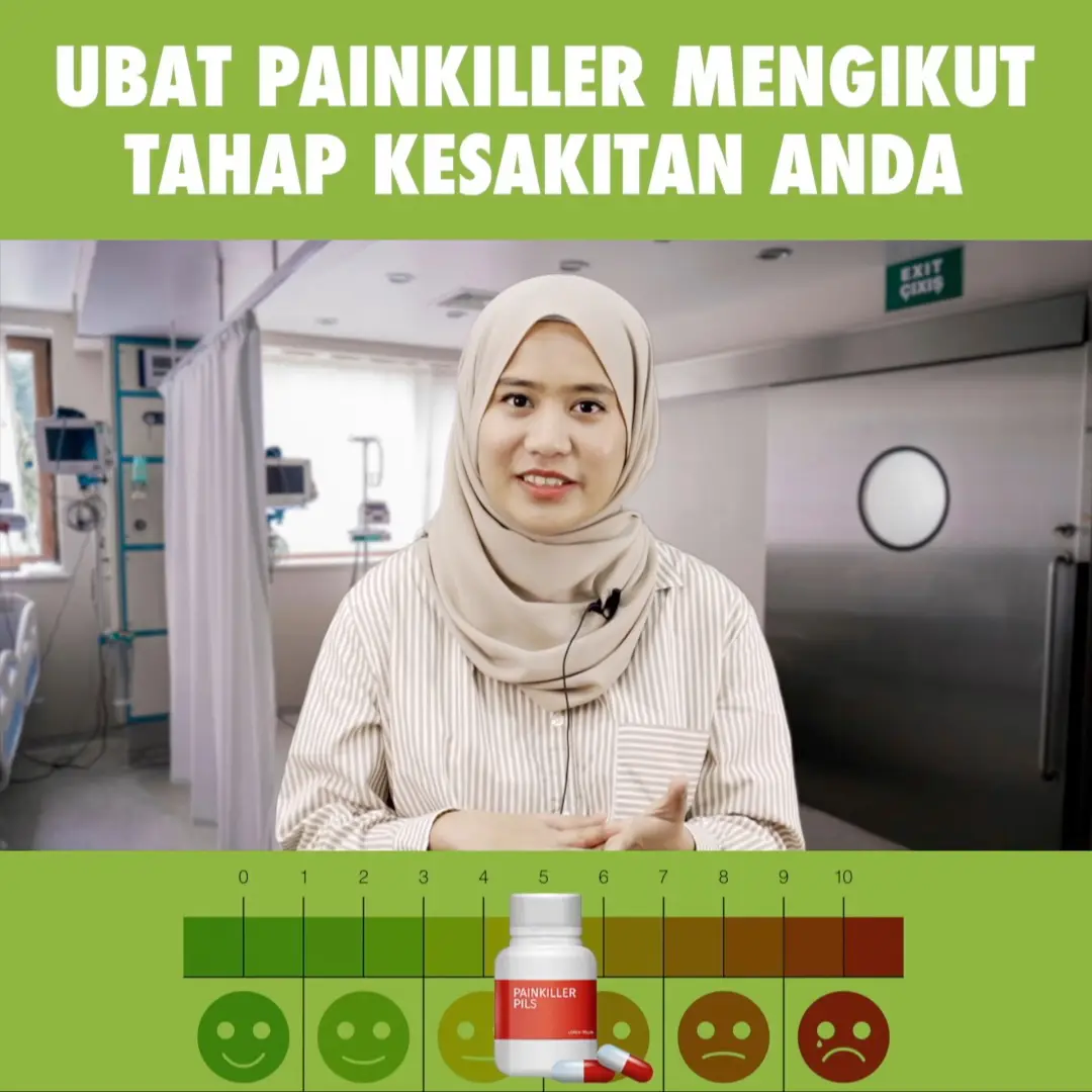 Ubat Painkiller Mengikut Tahap Kesakitan Anda