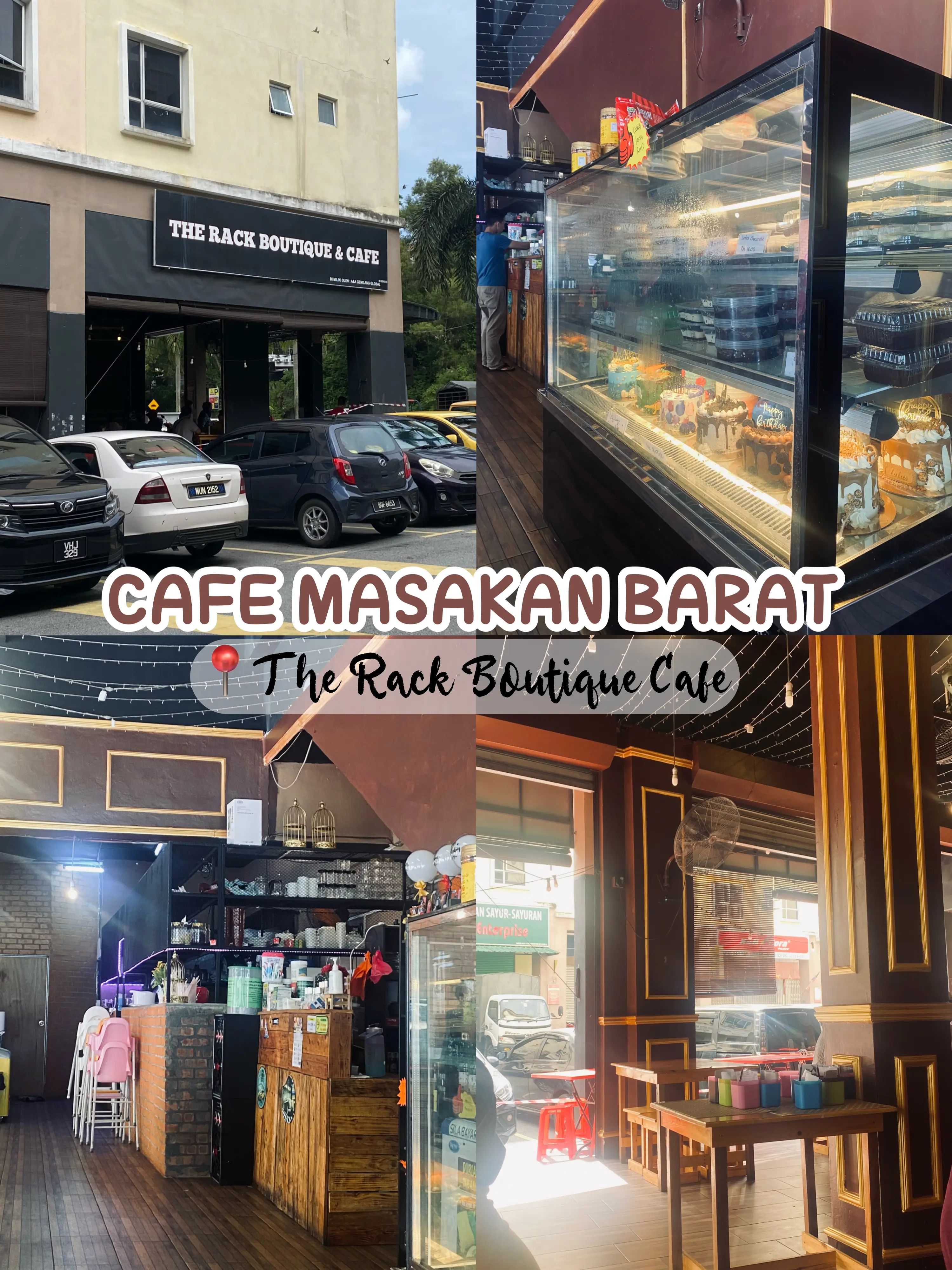 The rack boutique cafe Galeri disiarkan oleh Dania Qistina