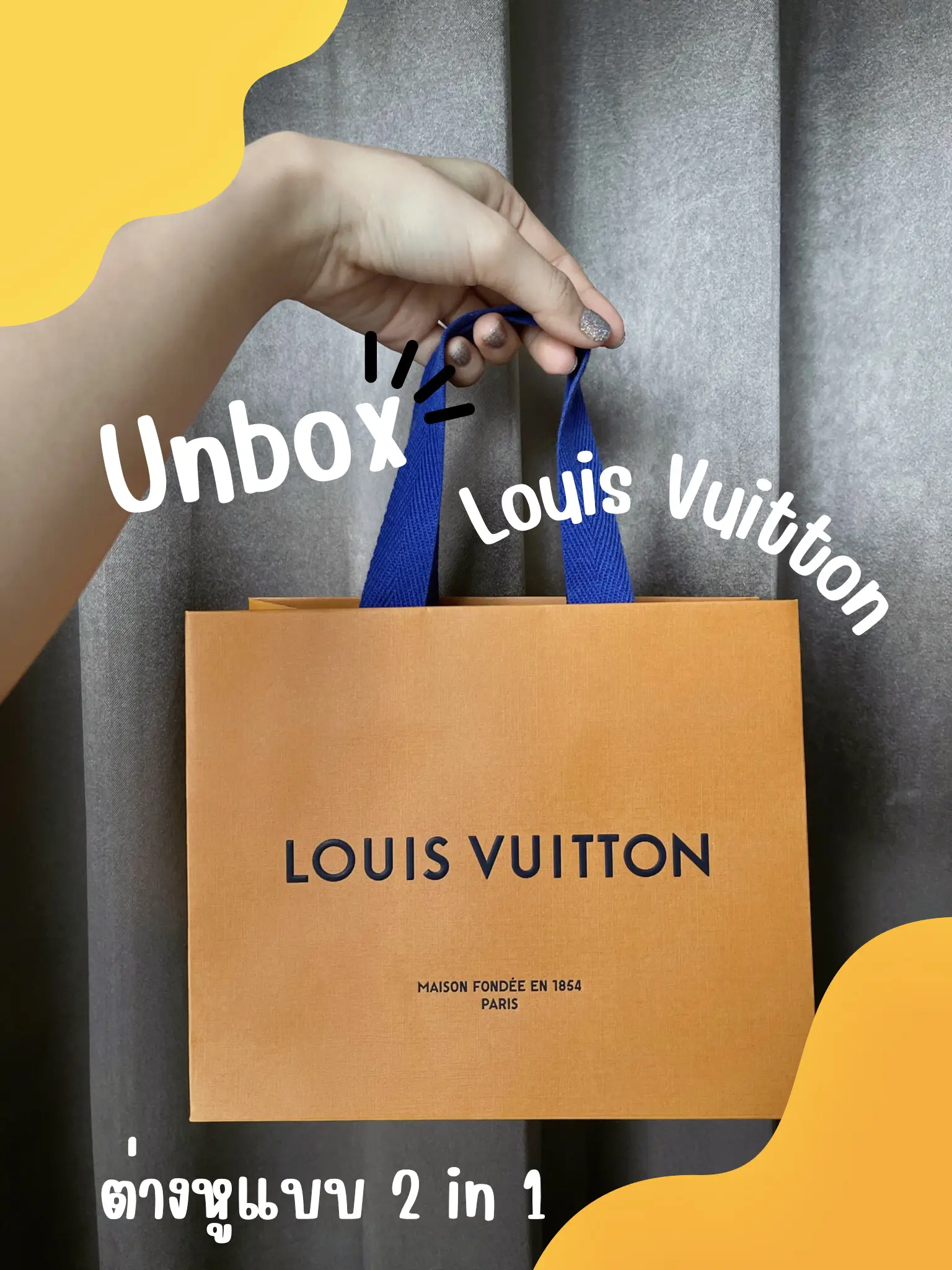 ต่างหู Louis Vuitton แบบ 2 in 1😍✨