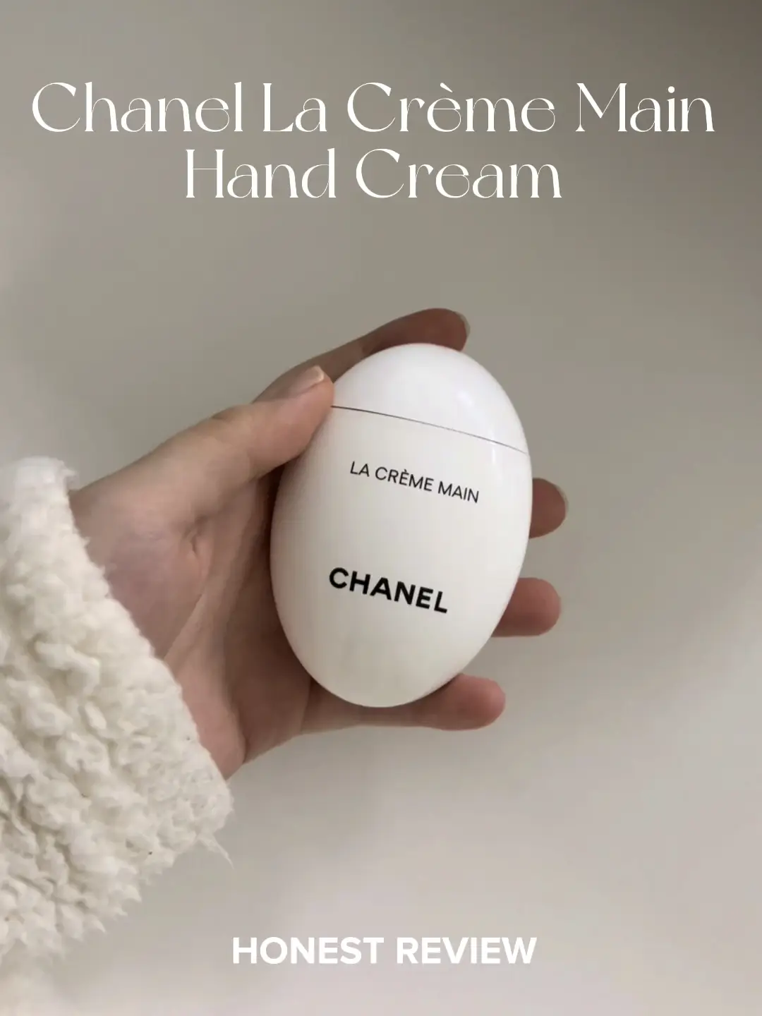 chanel cream hand