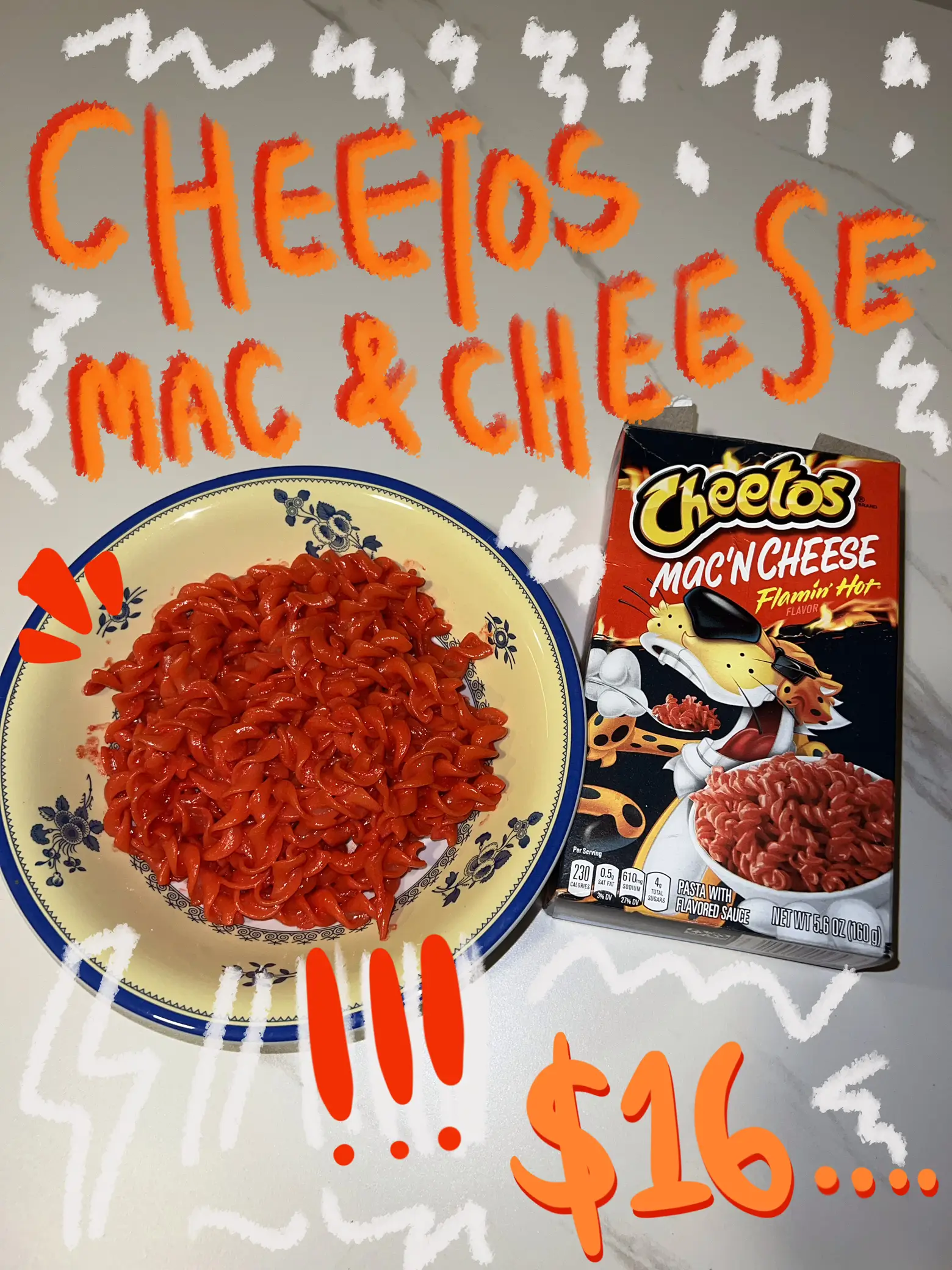 Cheetos Flamin' Hot Flavor Mac'n Cheese, 5.6 oz