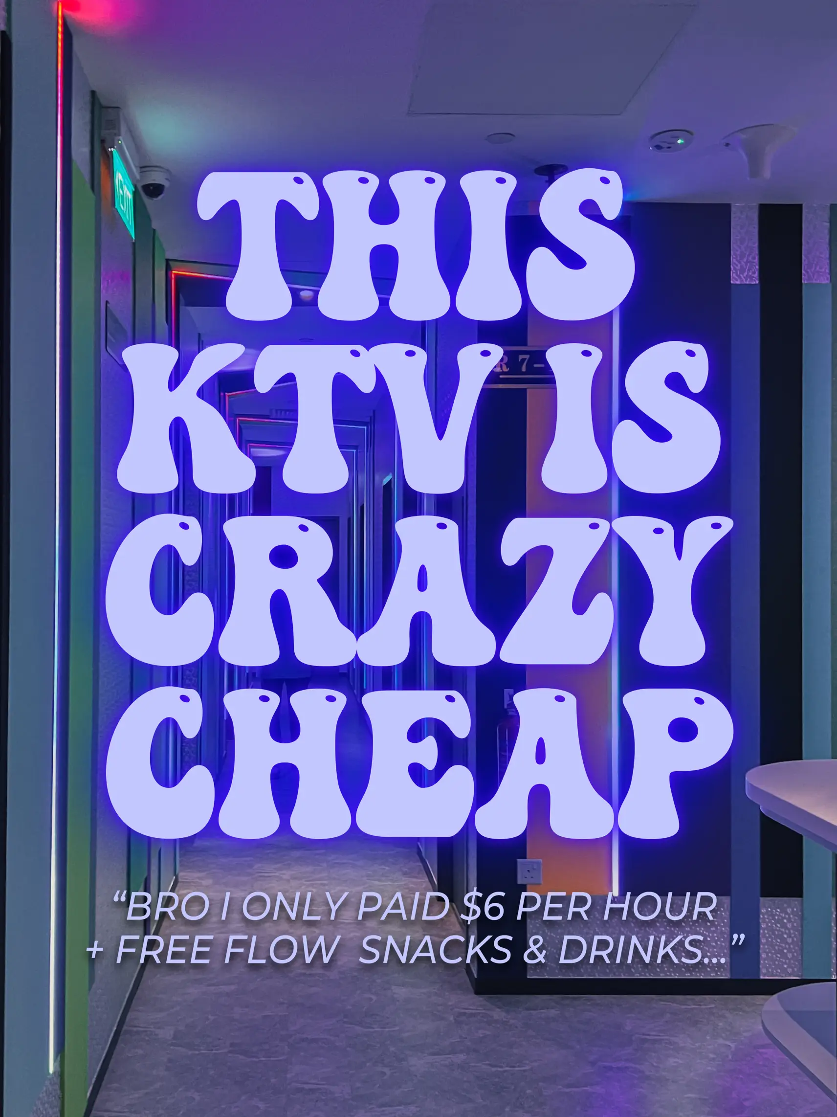 ktv from $4/hr per pax + free drinks & snacks 🥵🤌🤌 's images(0)