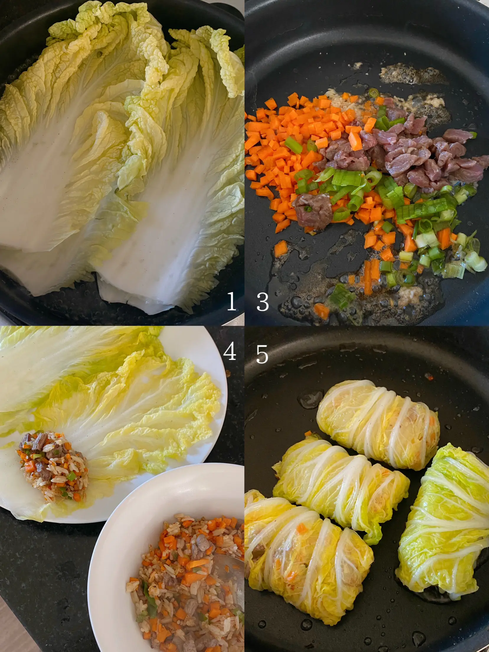 Healthy meal idea: CABBAGE ROLLS 🥬's images(2)