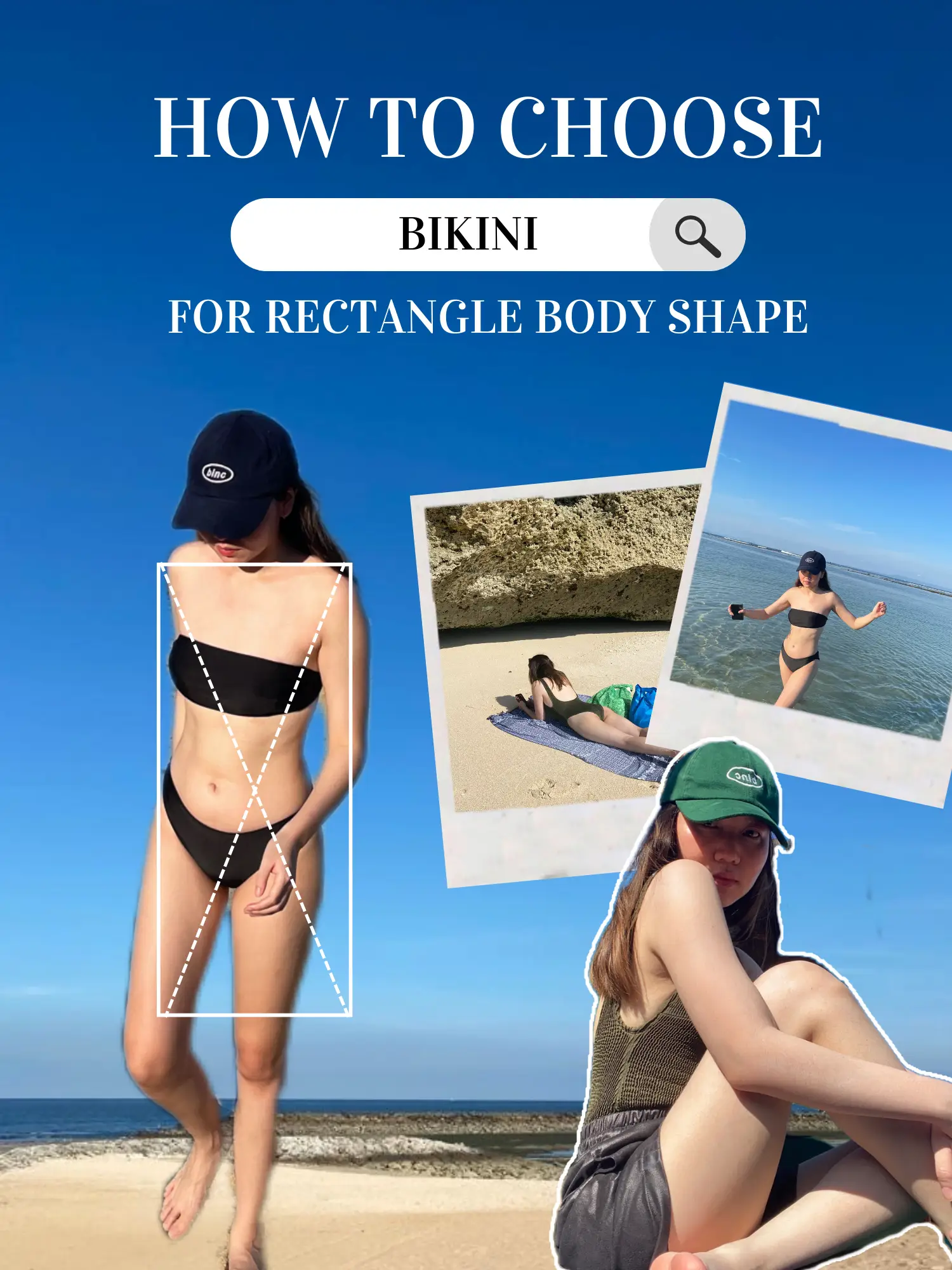 Pilih Bikini Sesuai Bentuk Badan (Rectangle) | Gallery posted by  katarinaolivia | Lemon8