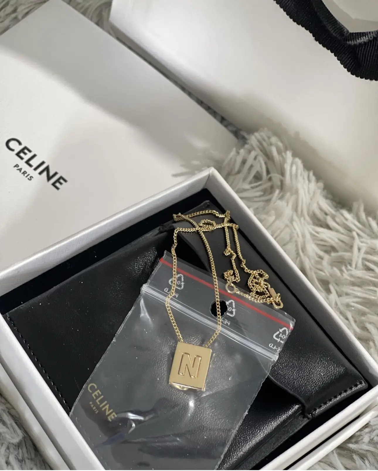 Celine alphabet outlet necklace n