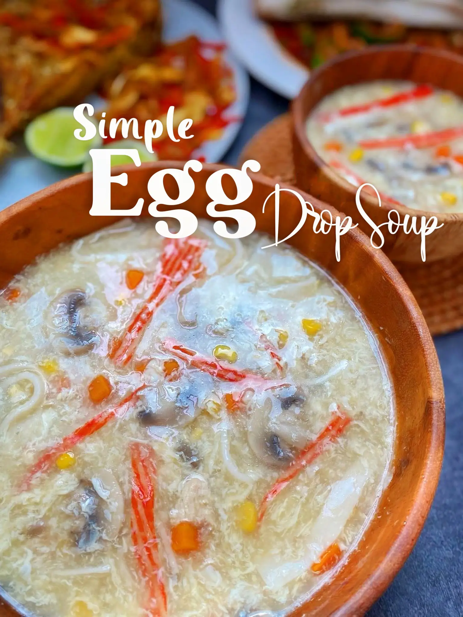 EP. 112 🥓Foamy Egg Soup - 🍗Schaumige Eiersuppe 