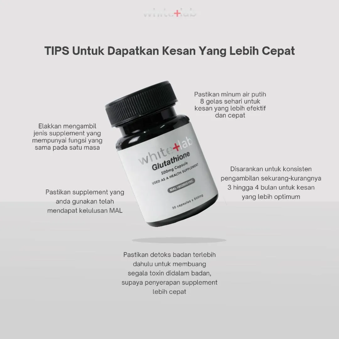 WHITELAB CAPSULE( 30 CAPSULES)*ADVANCE WHITENING*💁 Galeri disiarkan oleh Janefer Johari Lemon8