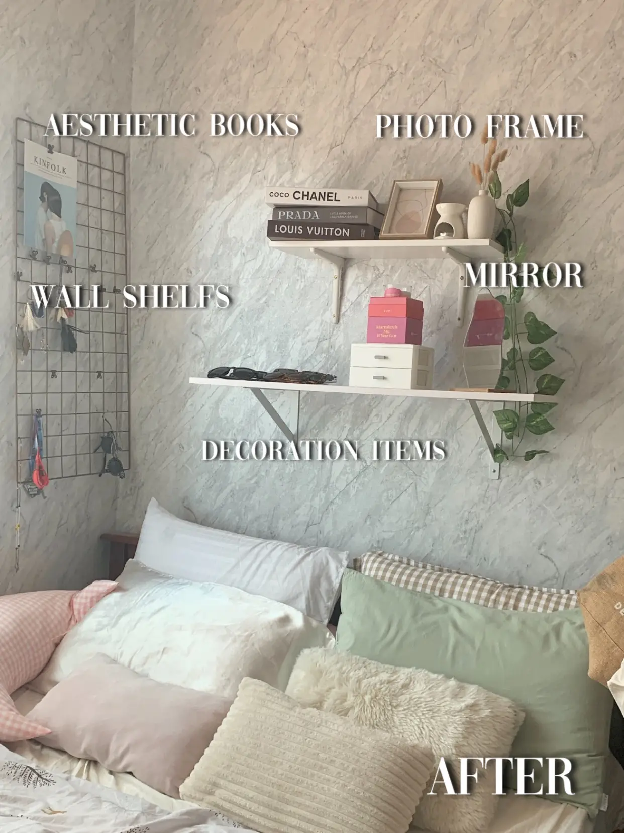 louis vuitton wall inspiration  Aesthetic room decor, Dorm room  inspiration, Aesthetic bedroom
