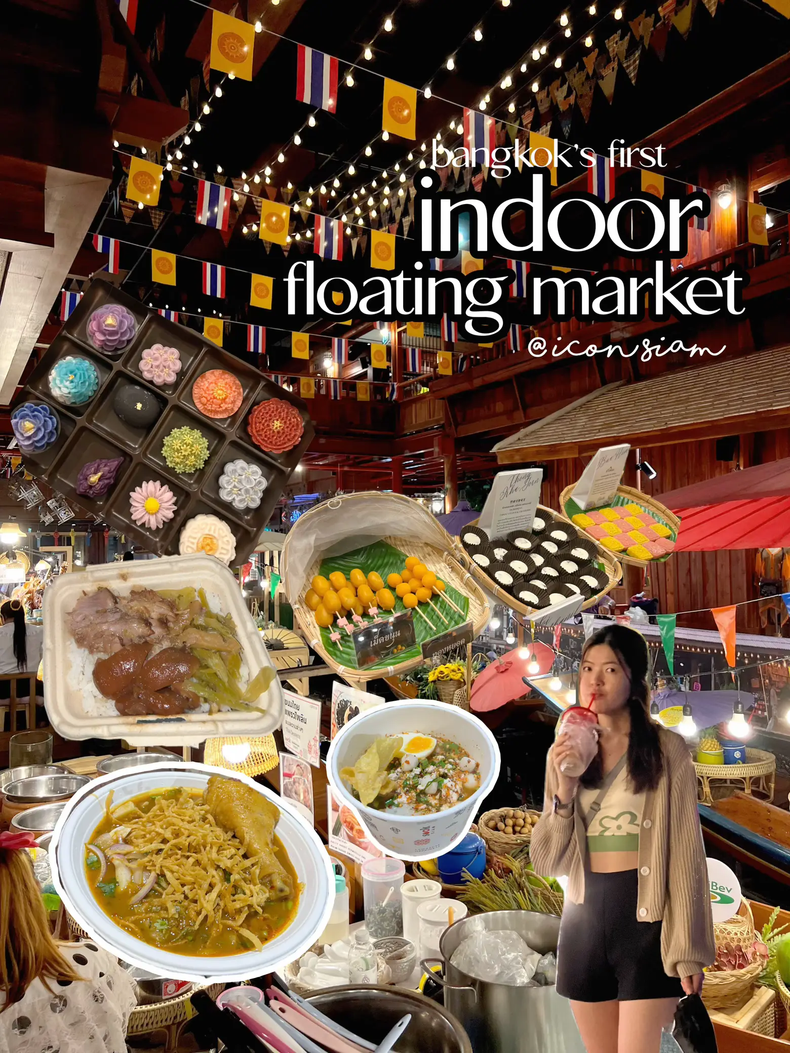 Iconsiam Unique Indoor Floating Market Bangkok Editorial Image - Image of  bottom, floating: 148017150