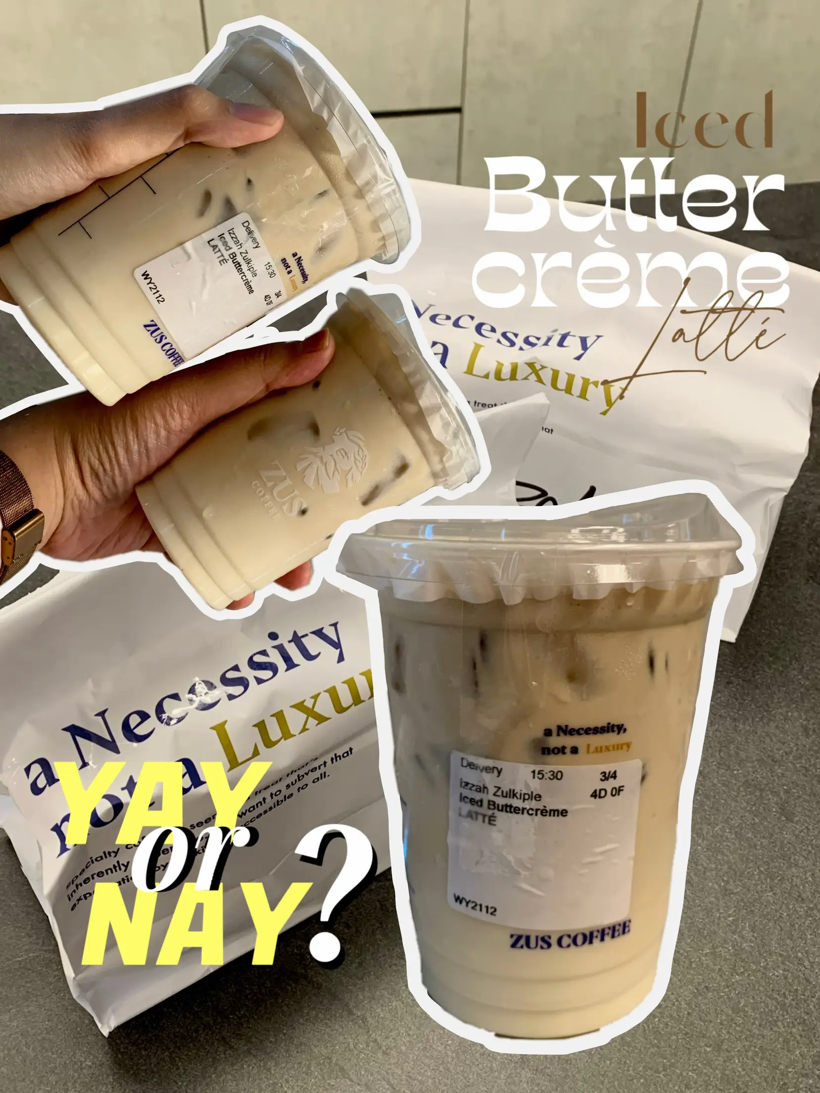 Zus Buttercream Latte is a YAYYY or NAYYY?!! Galeri disiarkan oleh izzah ♡ Lemon8