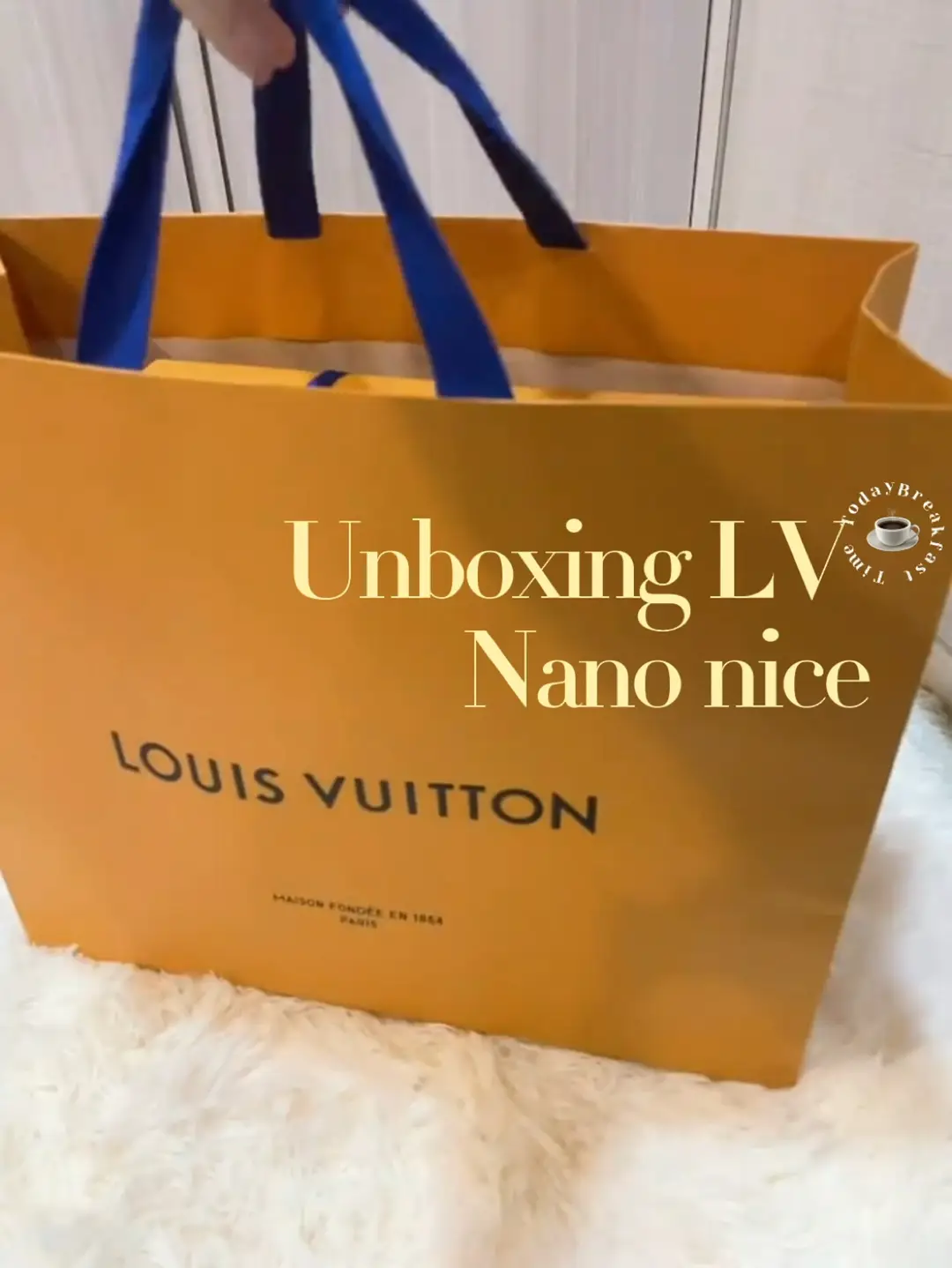 the cutest Louis Vuitton bag! LOUIS VUITTON NICE NANO UNBOXING 