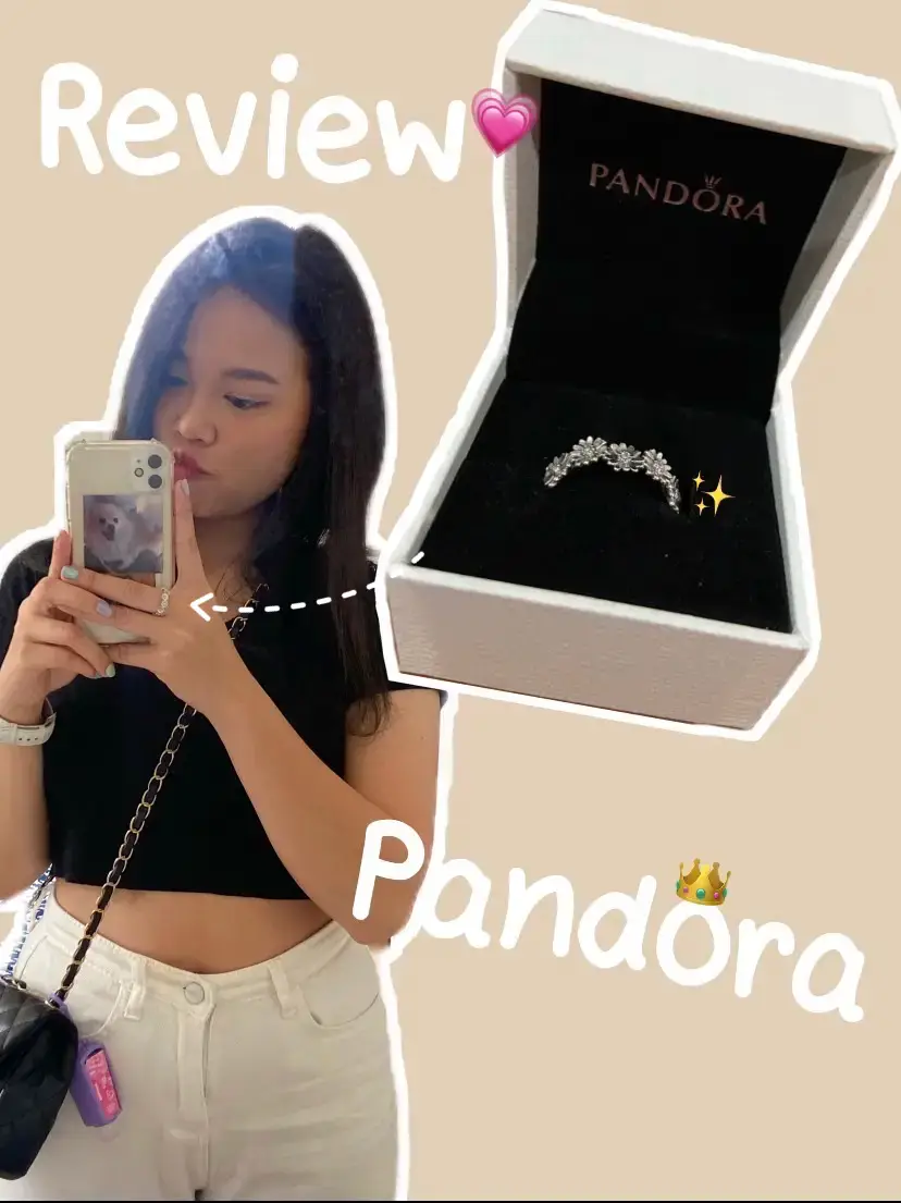 パンドラ(PANDORA)スパークリングデイジーフラワークラウンリング 
