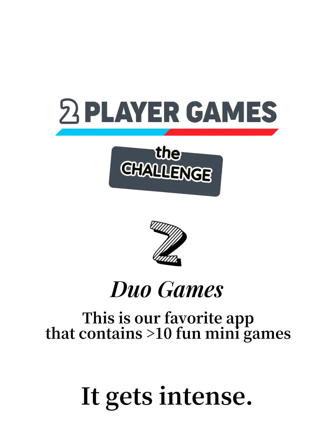 2 Player Games : the Challenge, Apps