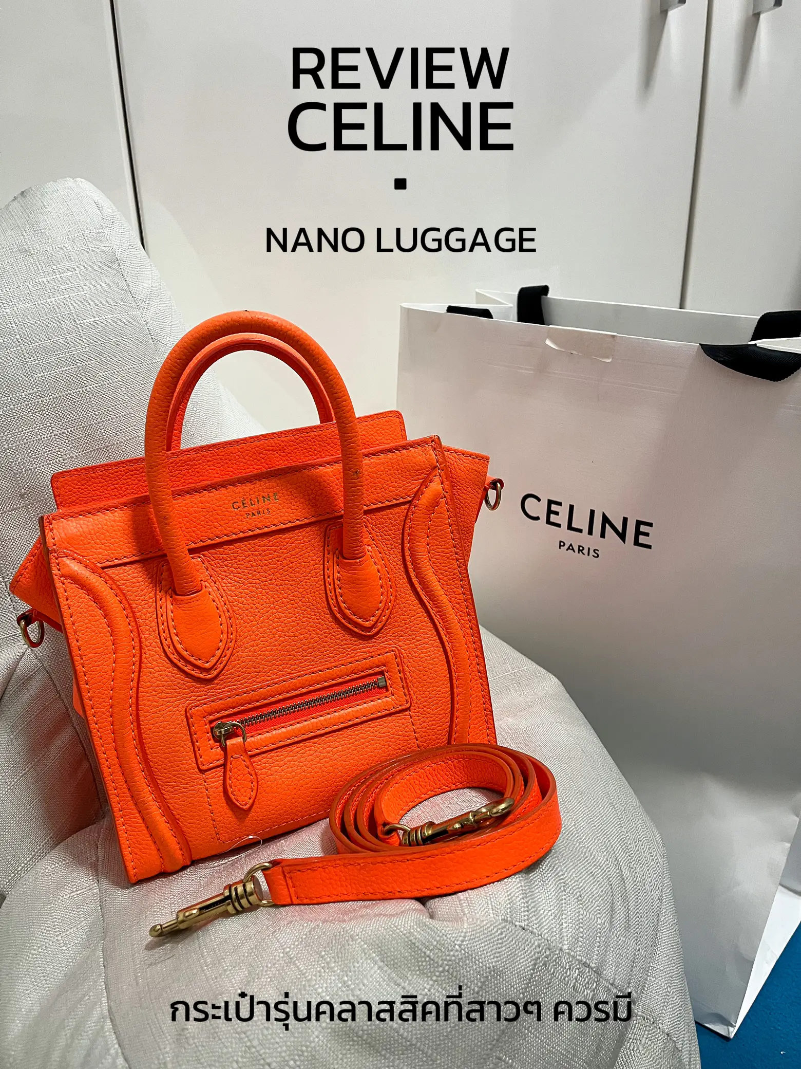 Celine hotsell nano orange