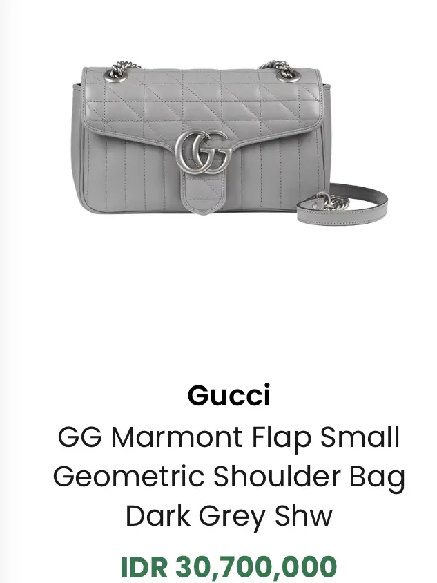 tas shoulder-bag Gucci GG Marmont Flap Small Geometric Shoulder Bag Black  Shw